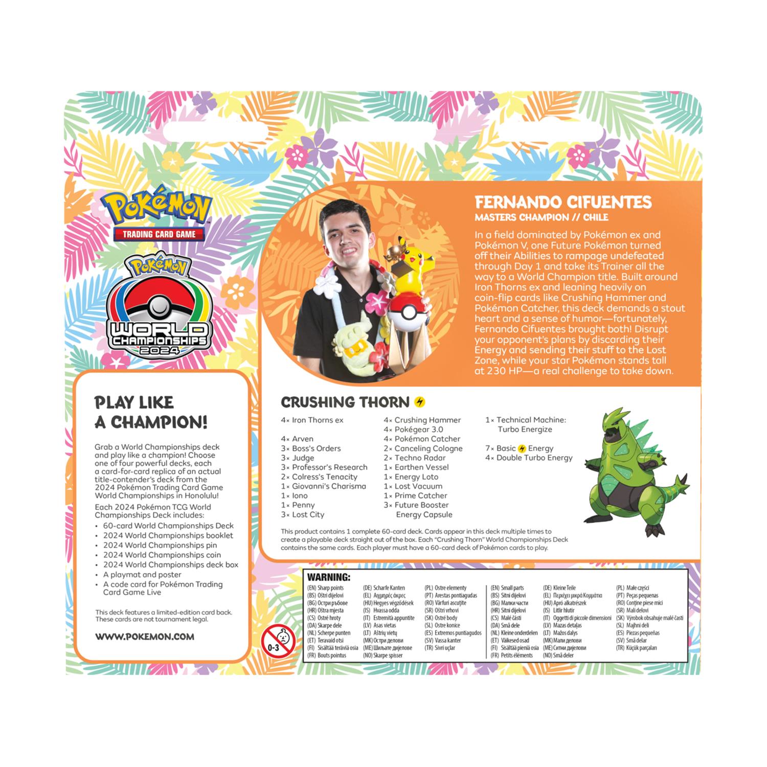 Pokemon TCG: World Championship 2024 - Championship 1 Deck