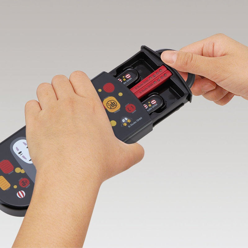 Ghibli - Spirited Away - Set Chopsticks Spoon Fork No Face & Lanterns