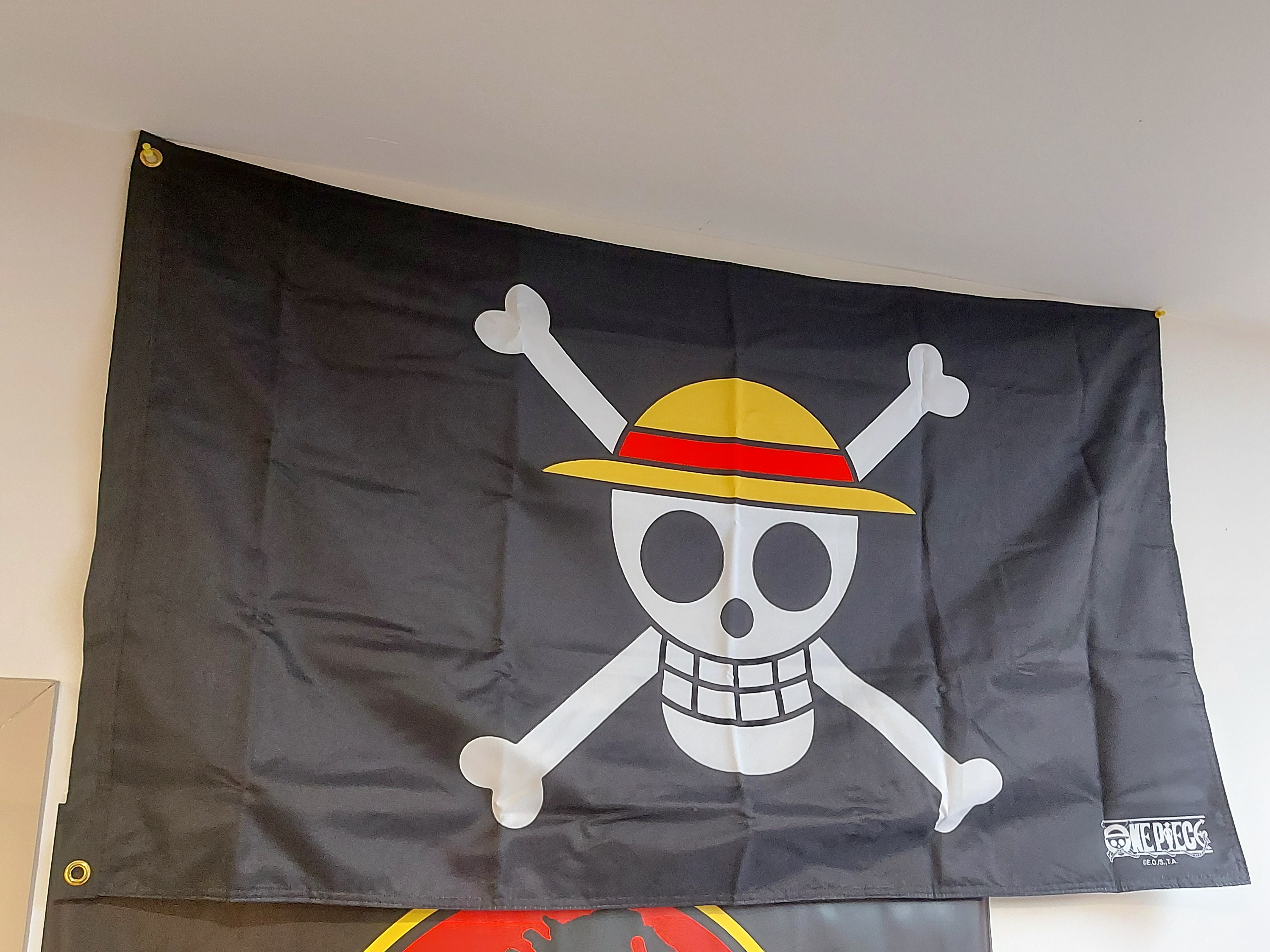 ONE PIECE - Vlag 70X120cm - Strawhat