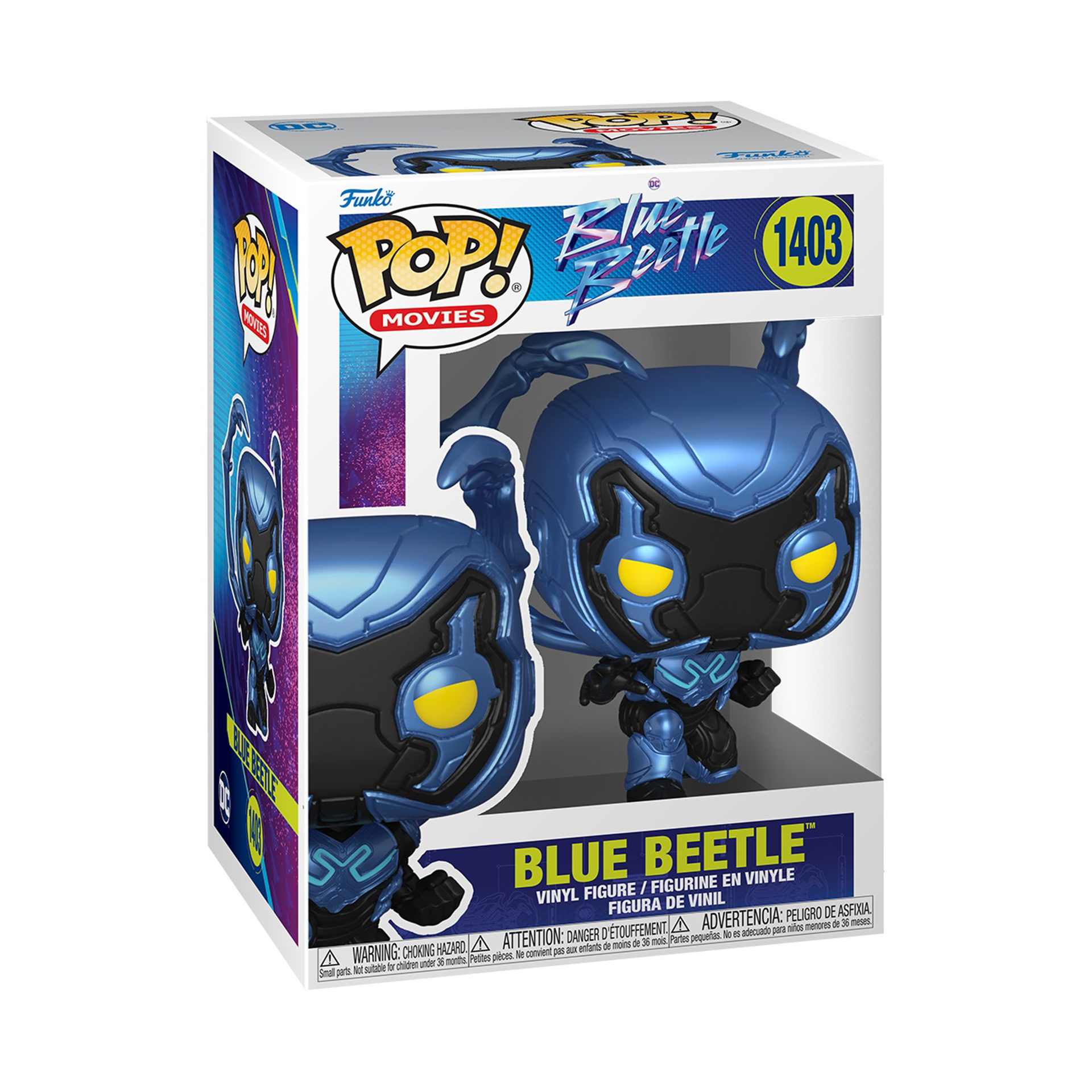 Funko Pop! Movies: Blue Beetle - Blue Beetle (Chance of Special Chase Edition)