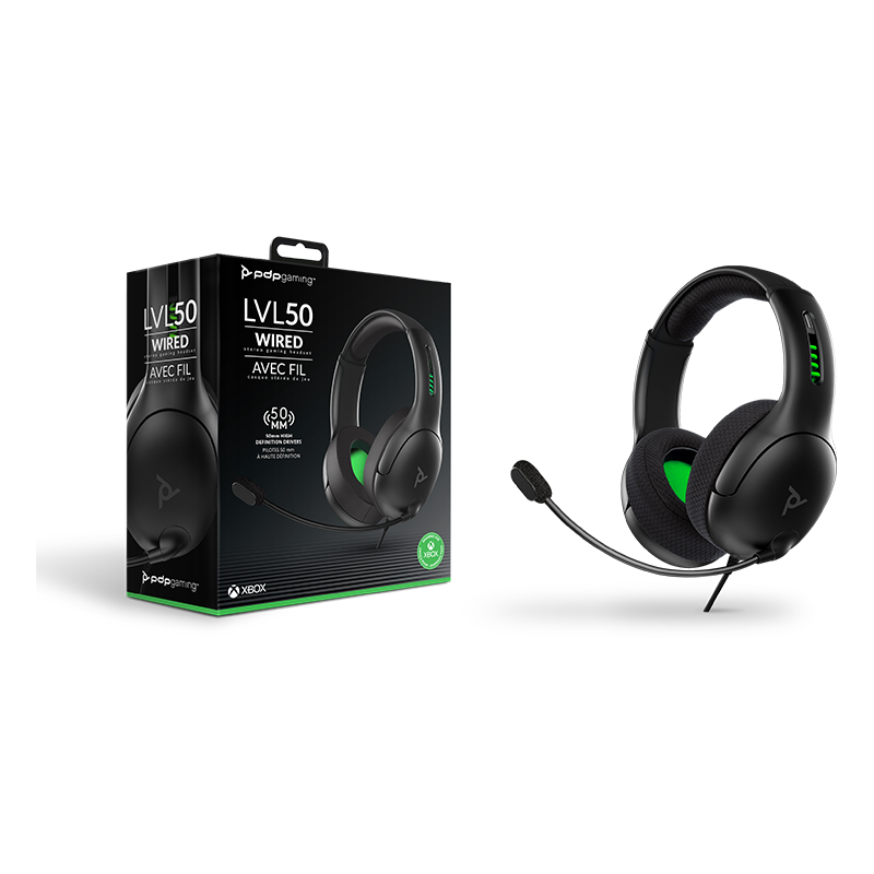 PDP LVL50 WIRED HEADSET FOR XBOX ONE BLACK - Main Image