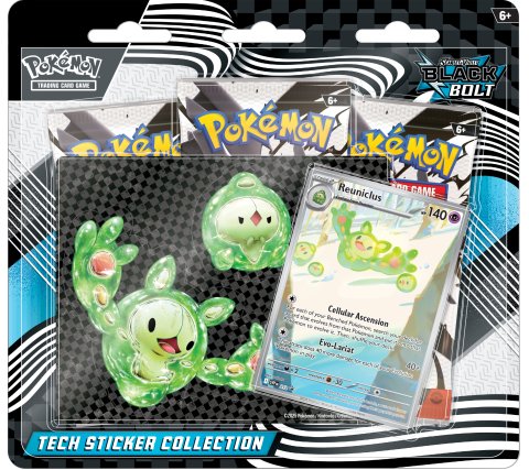 Pokemon TCG: SV10.5 Black Bolt Tech Sticker Collection
