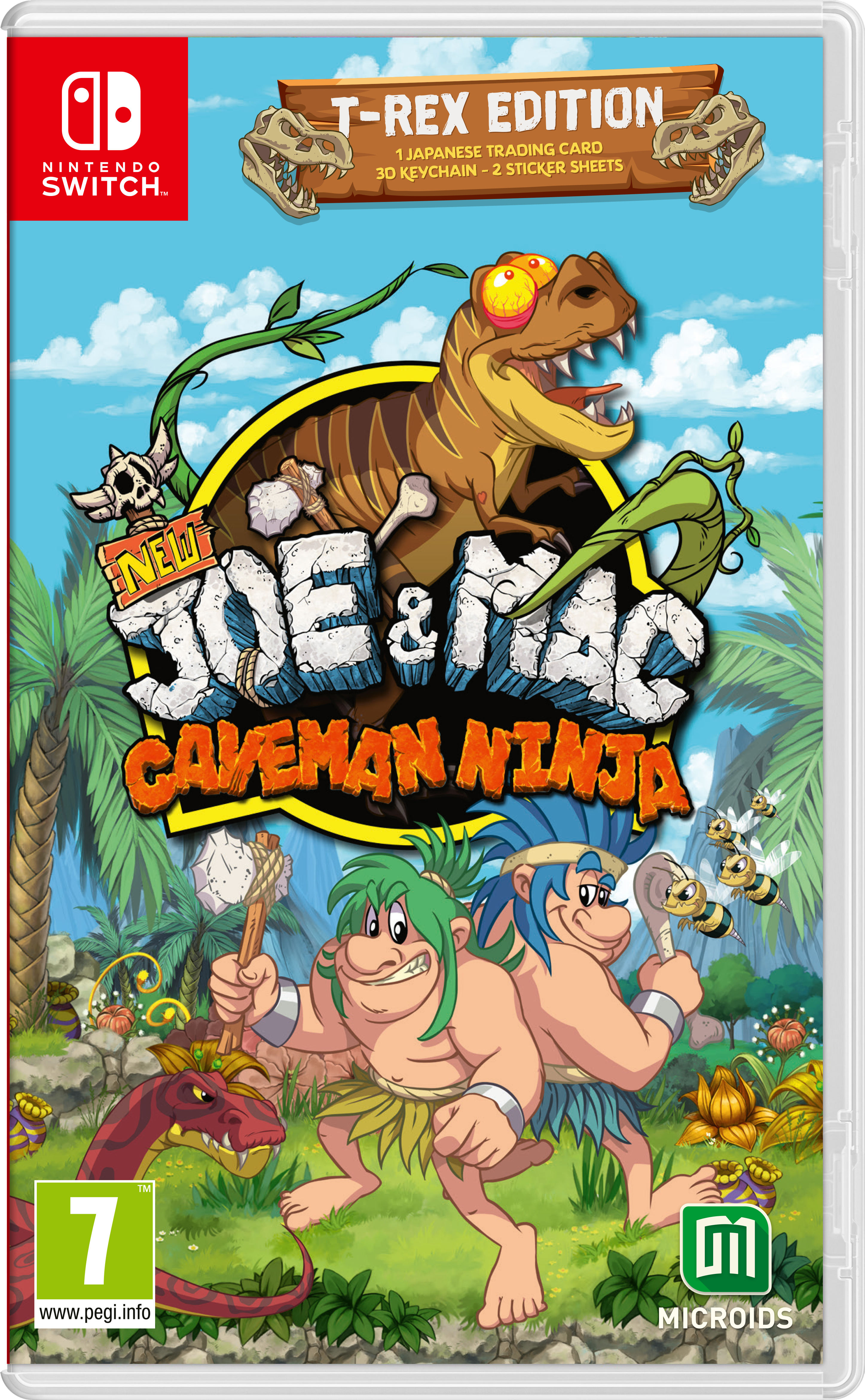 New Joe & Mac: Caveman Ninja - T-Rex Edition