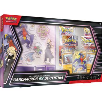 Pokémon JCC : Collection Premium Carchacrok-ex de Cynthia