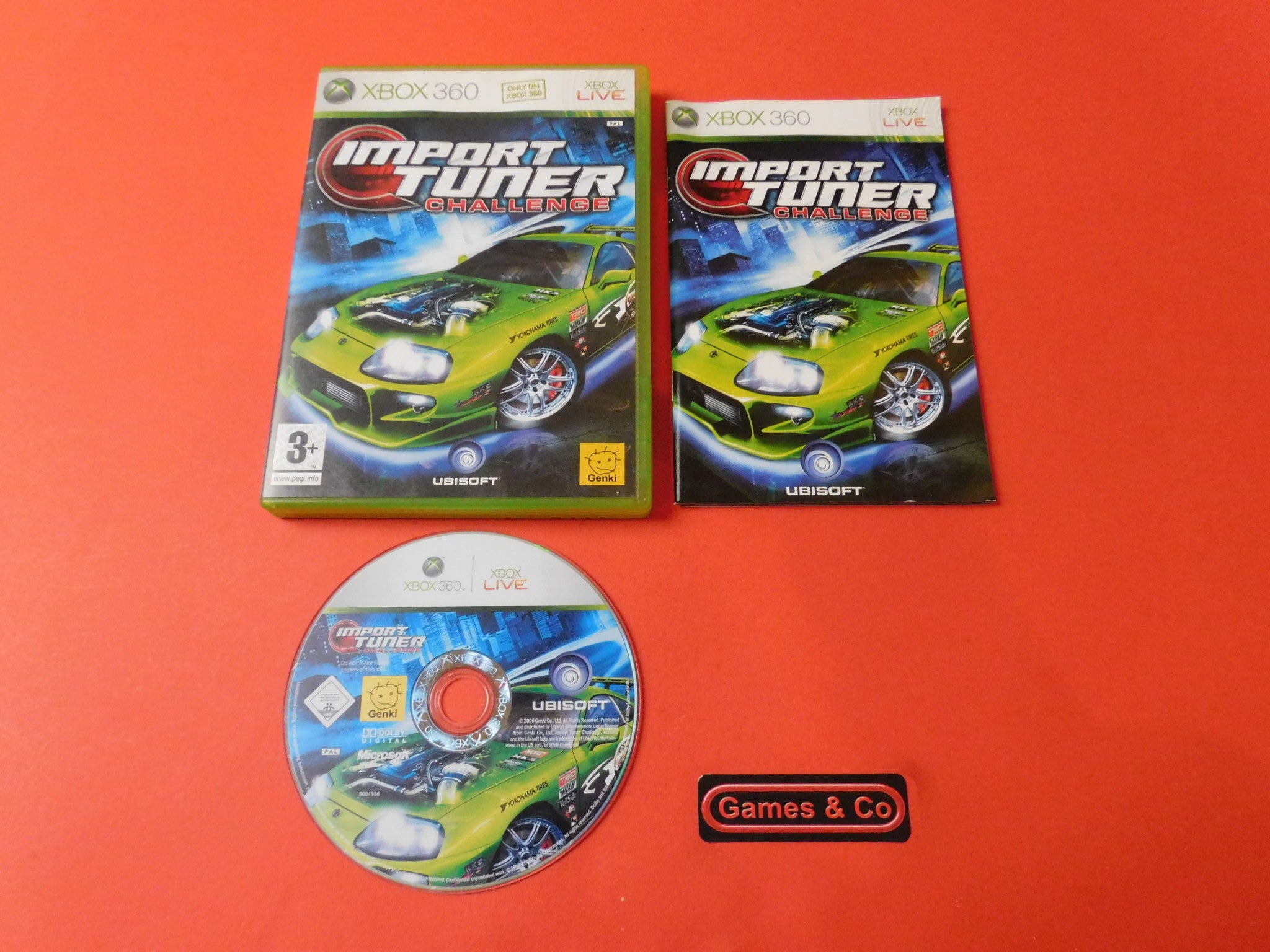 🎮 Import Tuner Challenge - Xbox 360 - PAL - FR - Complet (Boîte, Notice) - Bon état