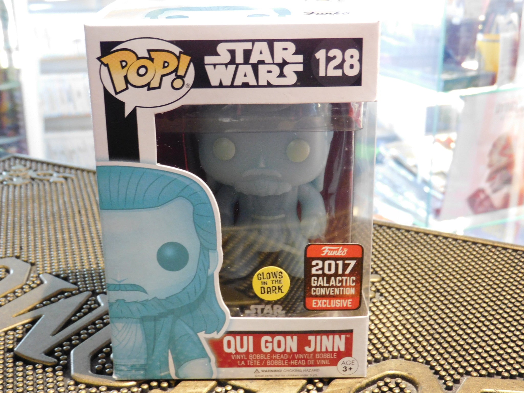 FUNKO POP N° 128 STAR WARS - QUI GON JINN