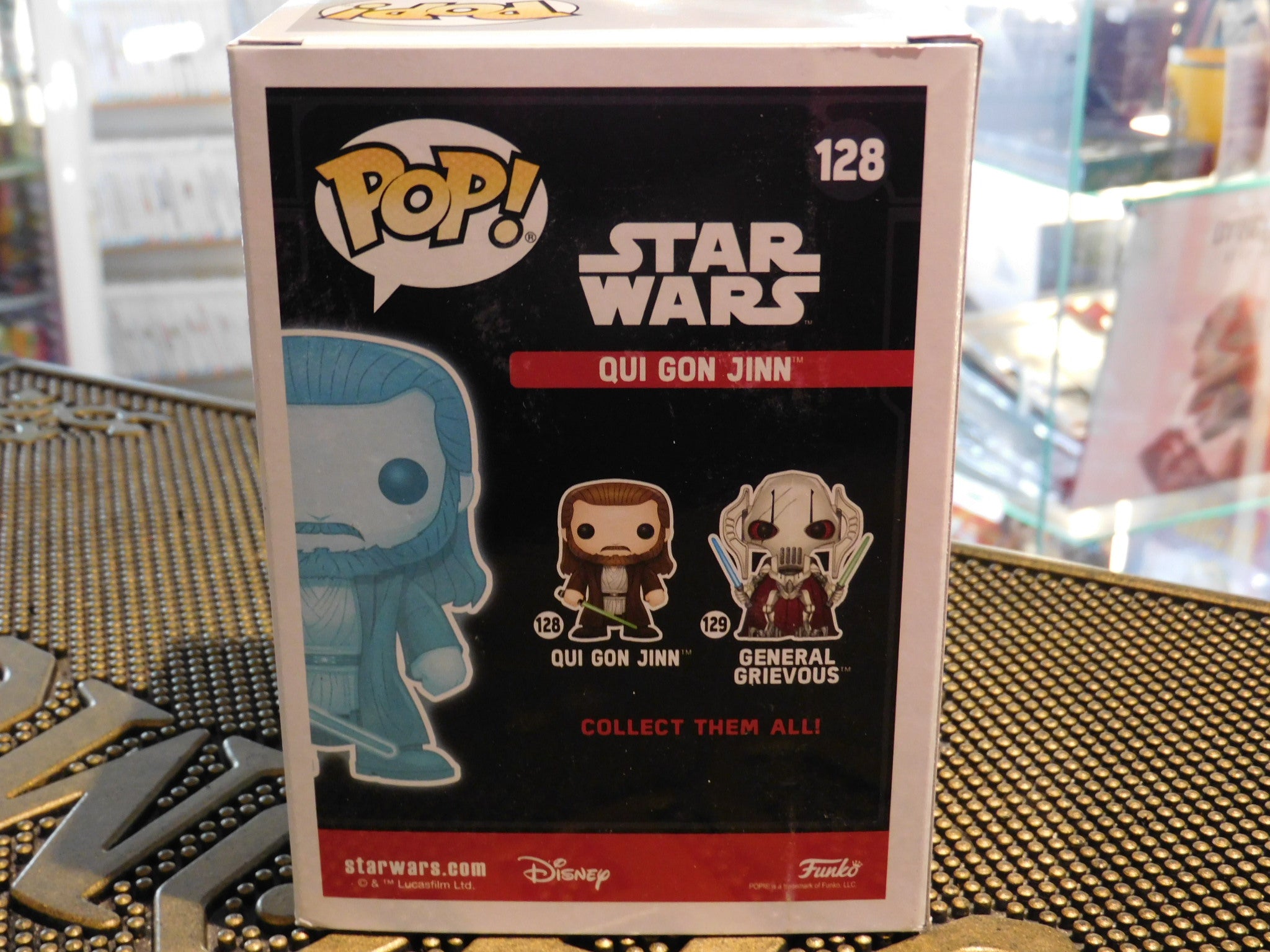 FUNKO POP N° 128 STAR WARS - QUI GON JINN