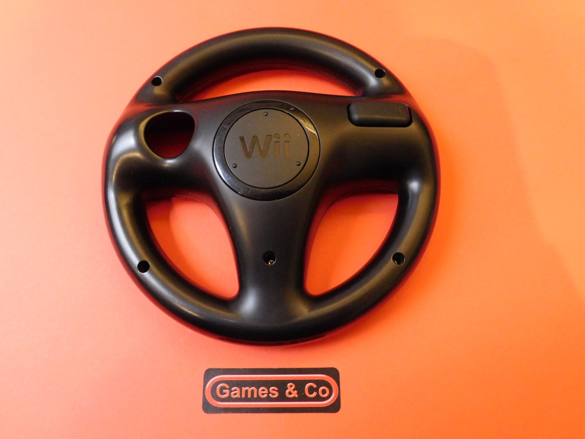 NINTENDO Wii STUUR ZWART