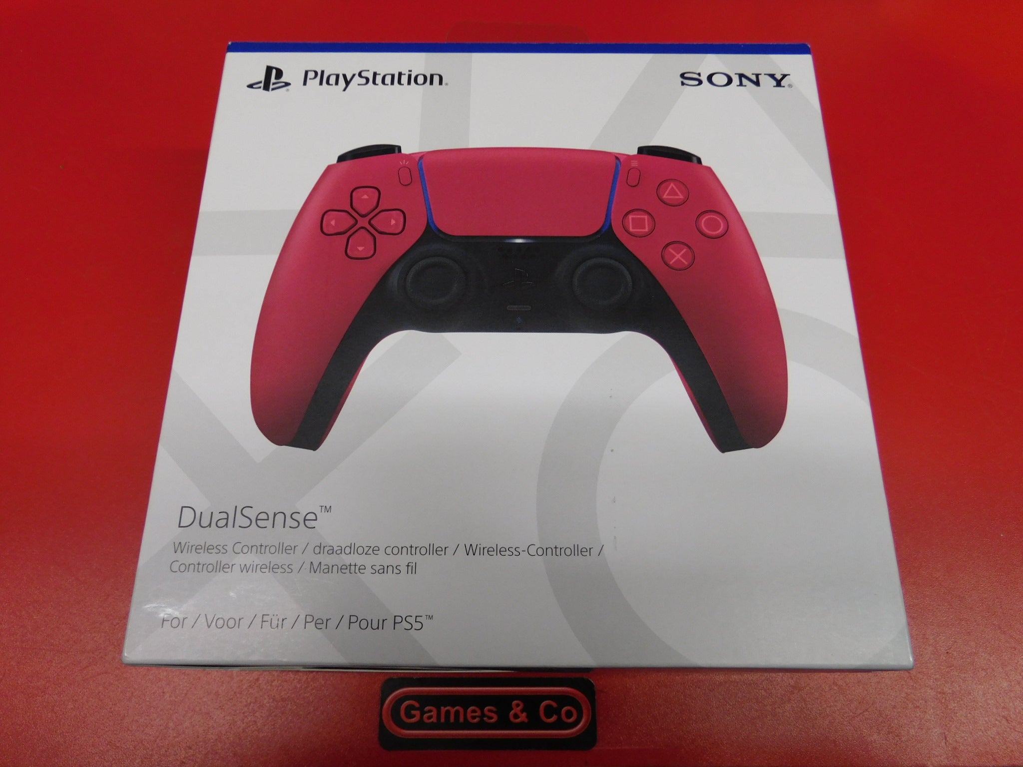 DUALSENSE WIRELESS CONTROLLER COSMIC RED  - PS5