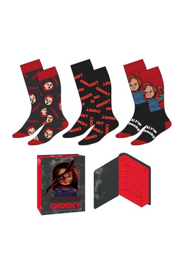 Chucky (Child´s Play) Socks 3-Pack 38-45