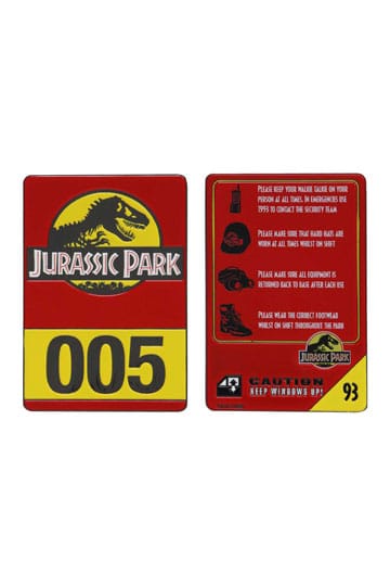 Jurassic Park Metal Card 30th Anniversary Jeep Limited Edition Coins Jurassic Park