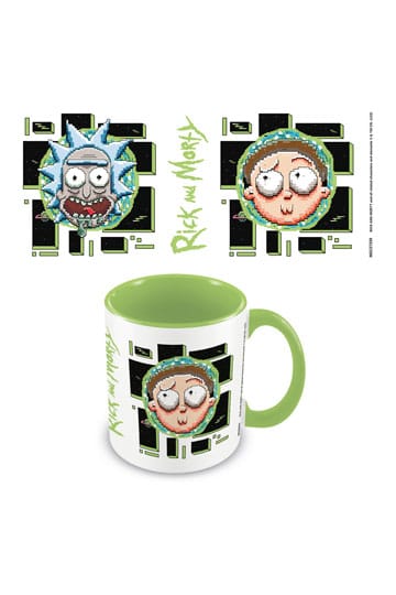 Rick and Morty Mug Pixel Breakout