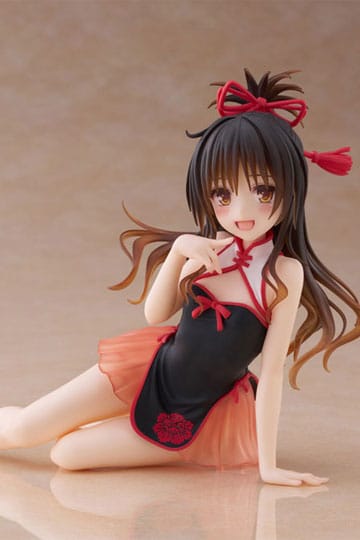 To Love-Ru Darkness PVC Statue Desktop Cute Figure Mikan Yuki Chinese Dress Ver. 13 cm