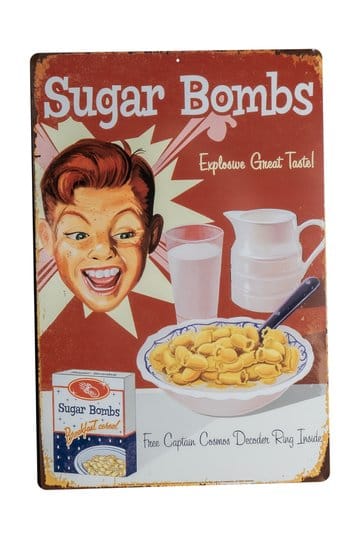 Fallout Metal Sign Sugar Bombs