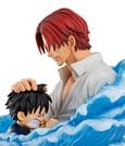 One Piece Ichibansho PVC Figure Shanks & Luffy (Red Hair Pirates) 15 cm