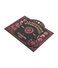 gothic spirit board game featuring a wooden design with skeleton artwork and floral accents, measuring 42 cm.