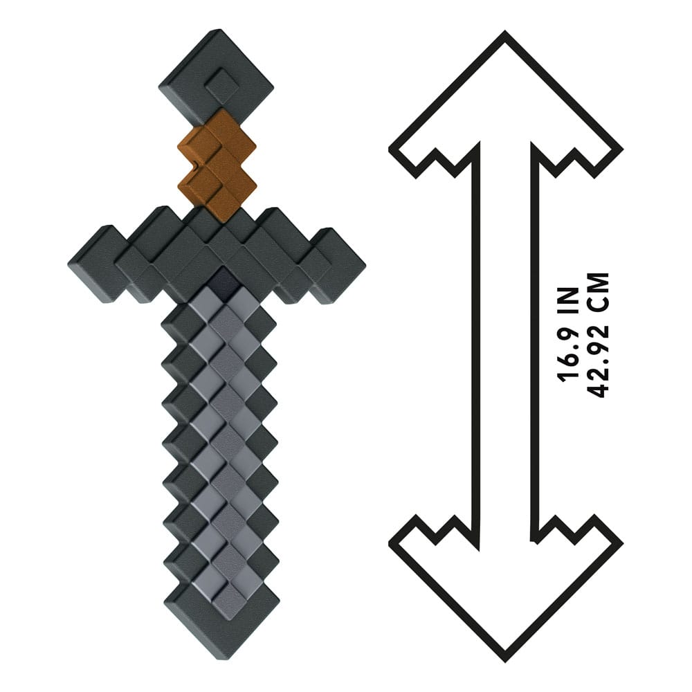 Minecraft Plastic Replica Nether Sword 51 cm Replicas: 1/1 Minecraft