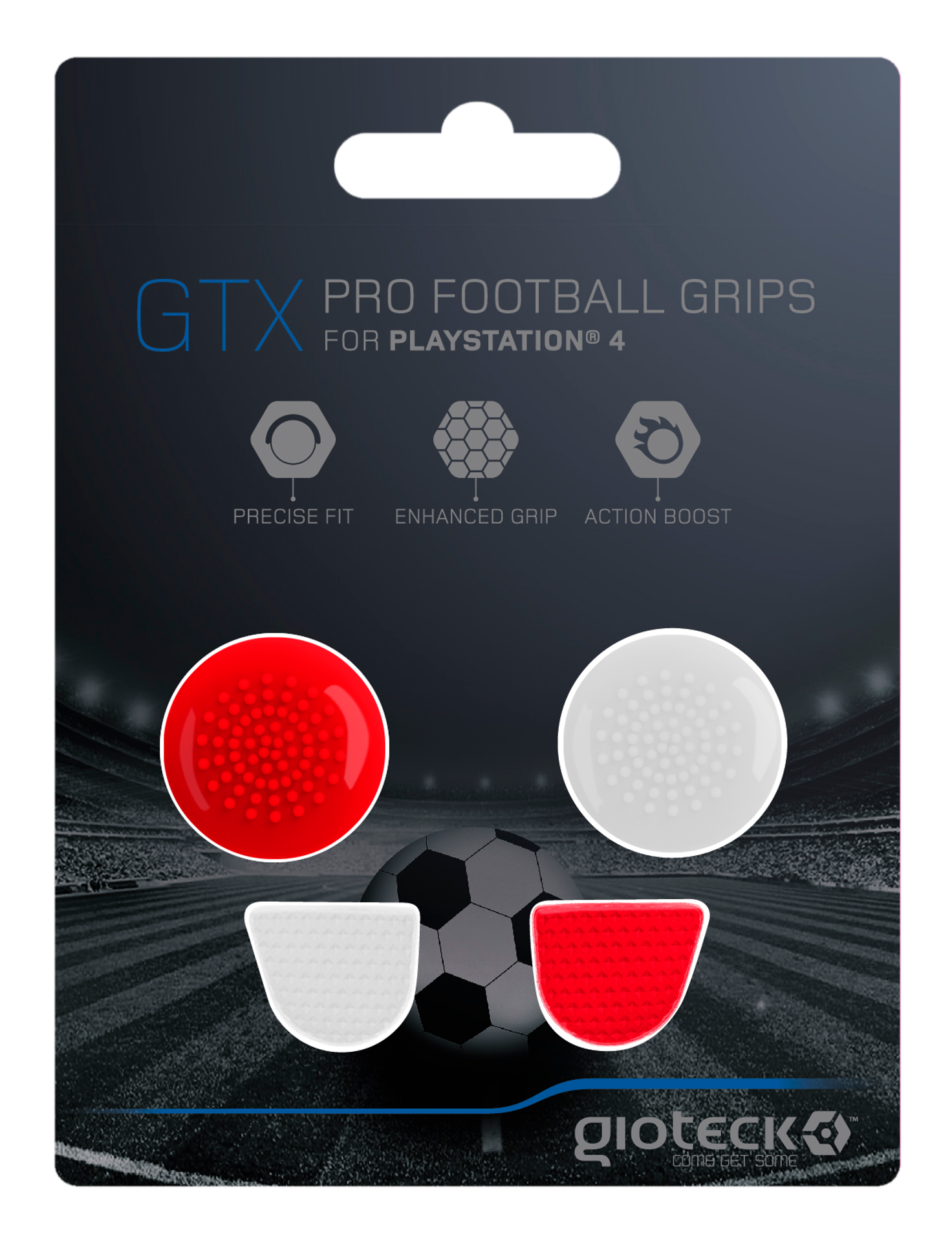 Gioteck - GTX Pro Football Grips voor PS4 Gioteck - GTX Pro Football Grips for PS4