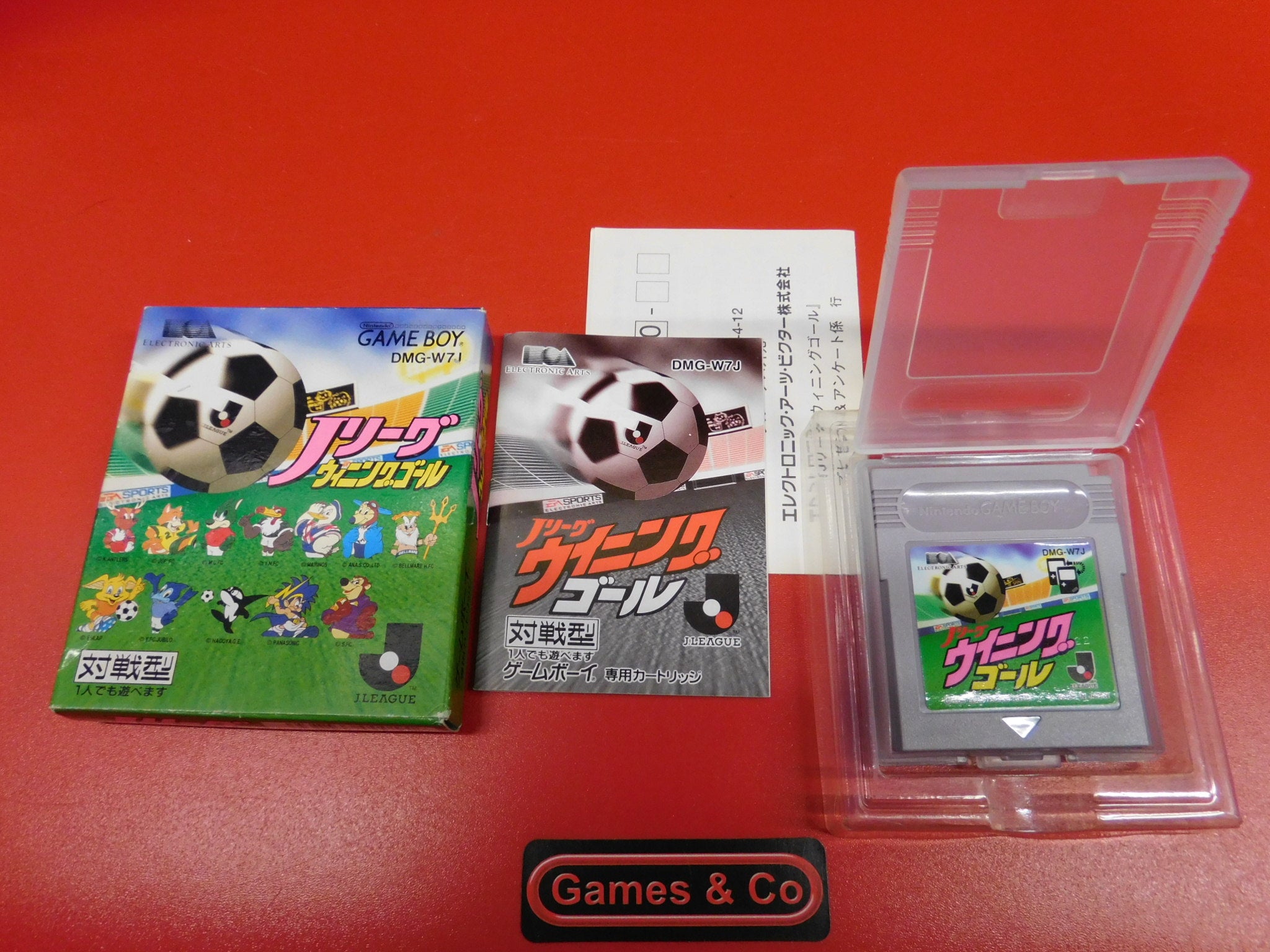 Jeux Gameboy J-League Winning Goal + Fighting Soccer - Lot De 2 Jeux Japonais - Très Bon état