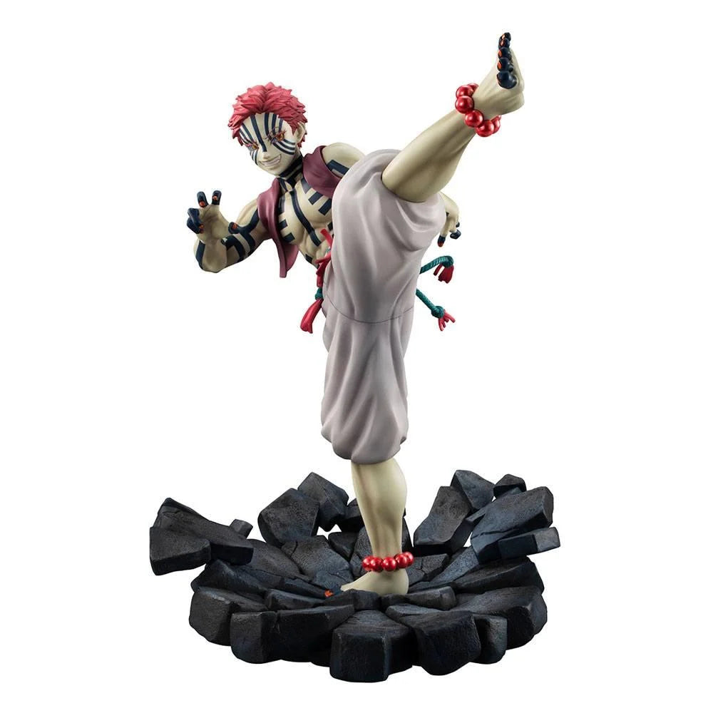 DEMON SLAYER - UPPER THREE AKAZA - STATUE GEM SERIES 18.5CM