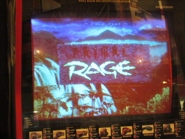 (VERKOCHT) Primal Rage Arcade