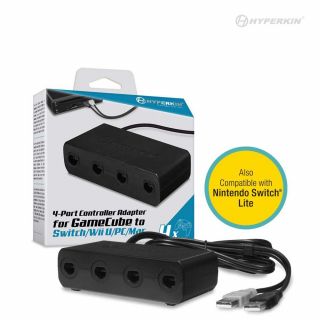 4-Port Controller Adapter For GameCube® Compatible With Nintendo Switch® Wii U®PC - Hyperkin