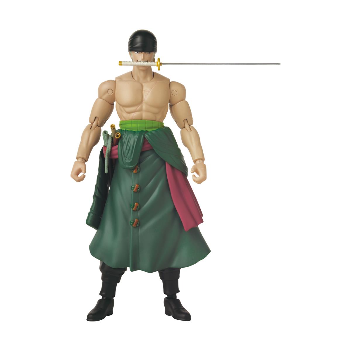 Bandai Anime Heroes: One Piece - Roronoa Zoro Three Sword Style Action Figure
