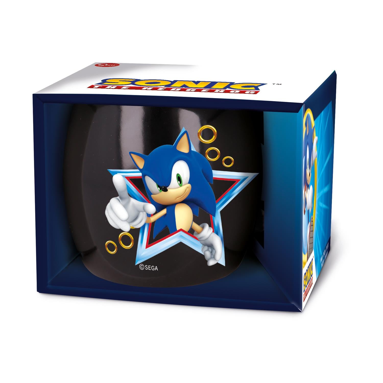 Sonic -  Globe Mug In Gift Box (385ml)