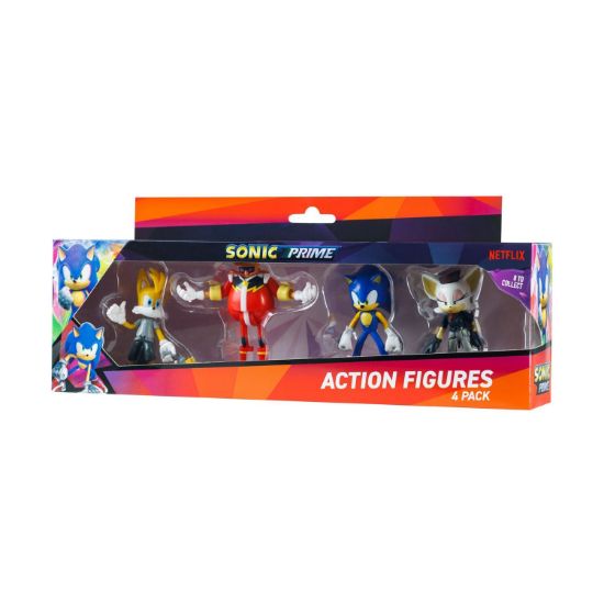 Sonic Prime - 4 Pack (S1) Action Figures (7.5cm) (Random)