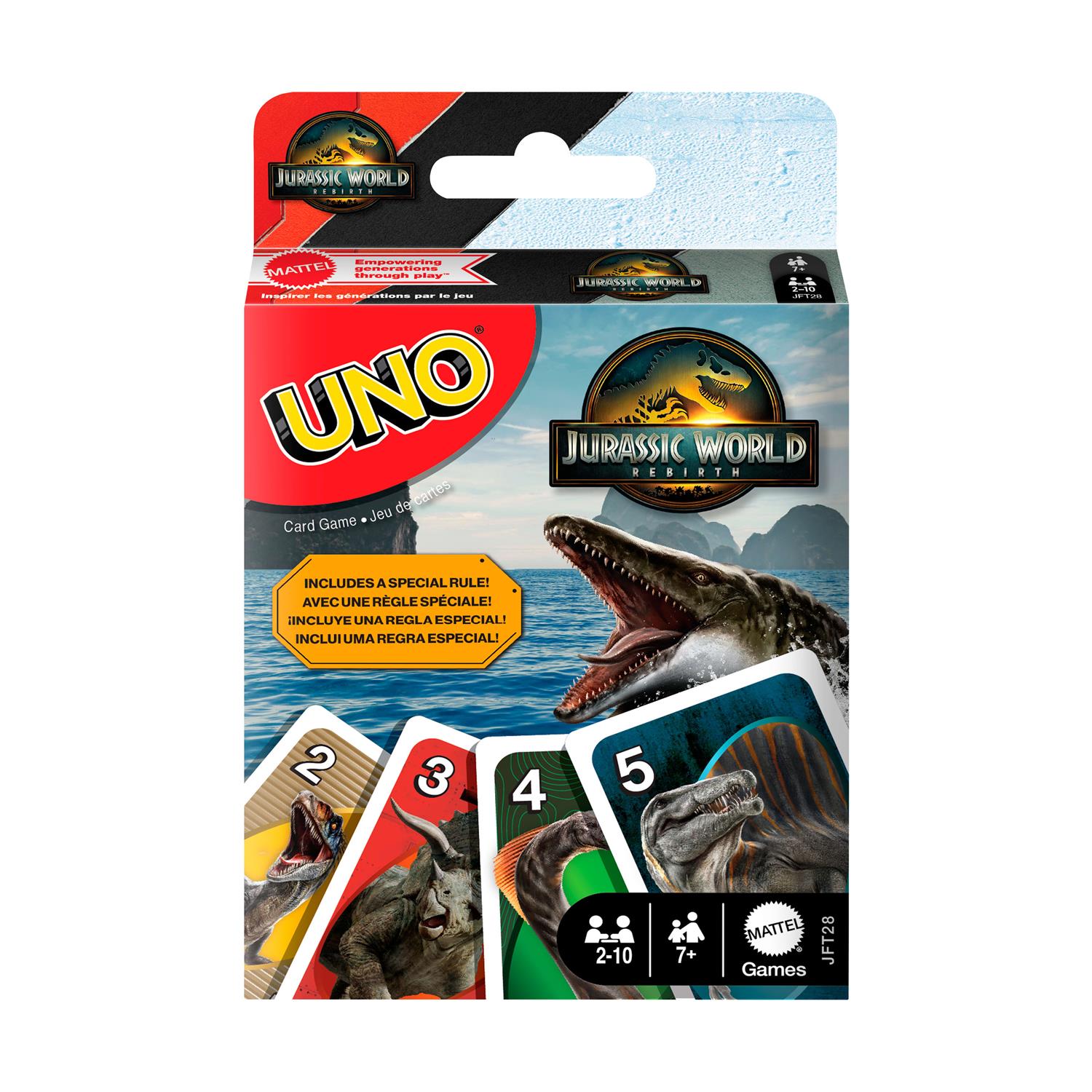 Mattel Uno: Jurrasic World 4