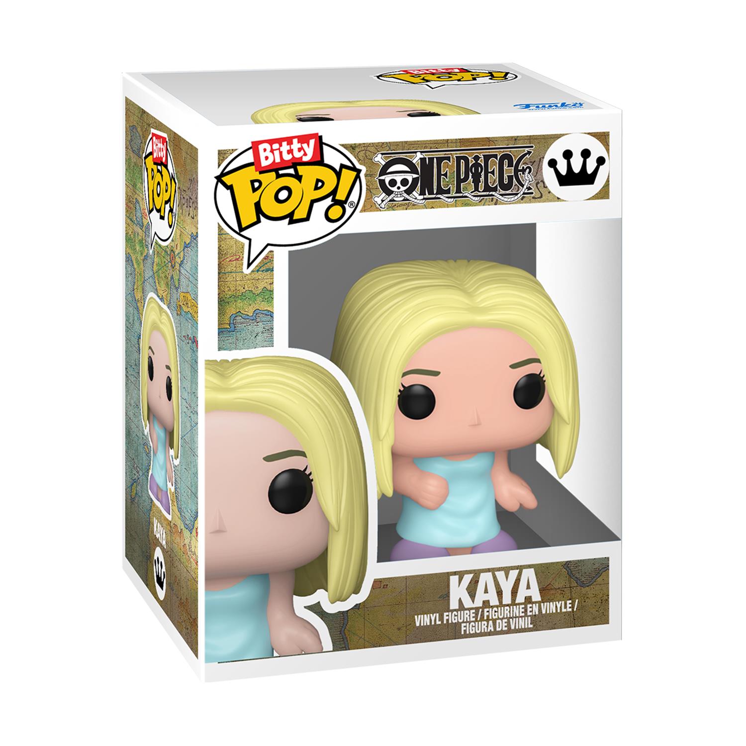 Funko Bitty Pop! 4-Pack: One Piece - Usopp, Kaya, Kuro, Bitty Pop! Chase Vinyl Figures