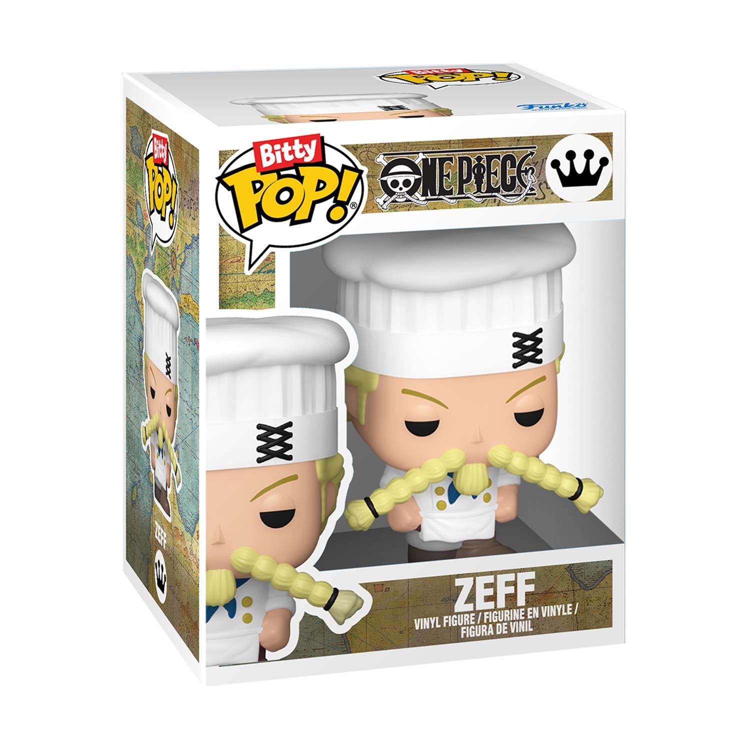 Funko Bitty Pop! 4-Pack: One Piece - Sanji, Zeff, Krieg, Bitty Pop! Chase Vinyl Figures