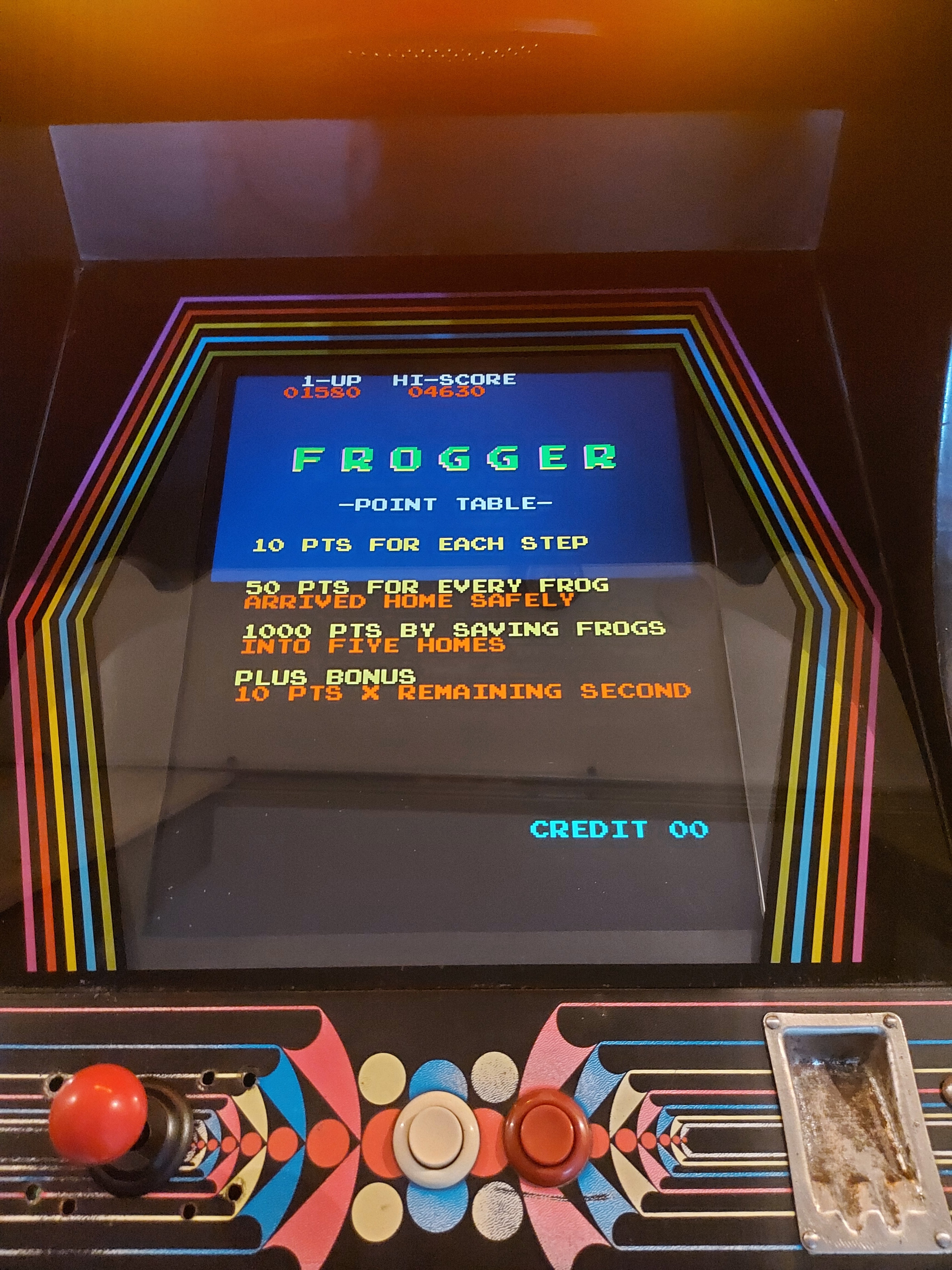 Old school Arcadekast '80s