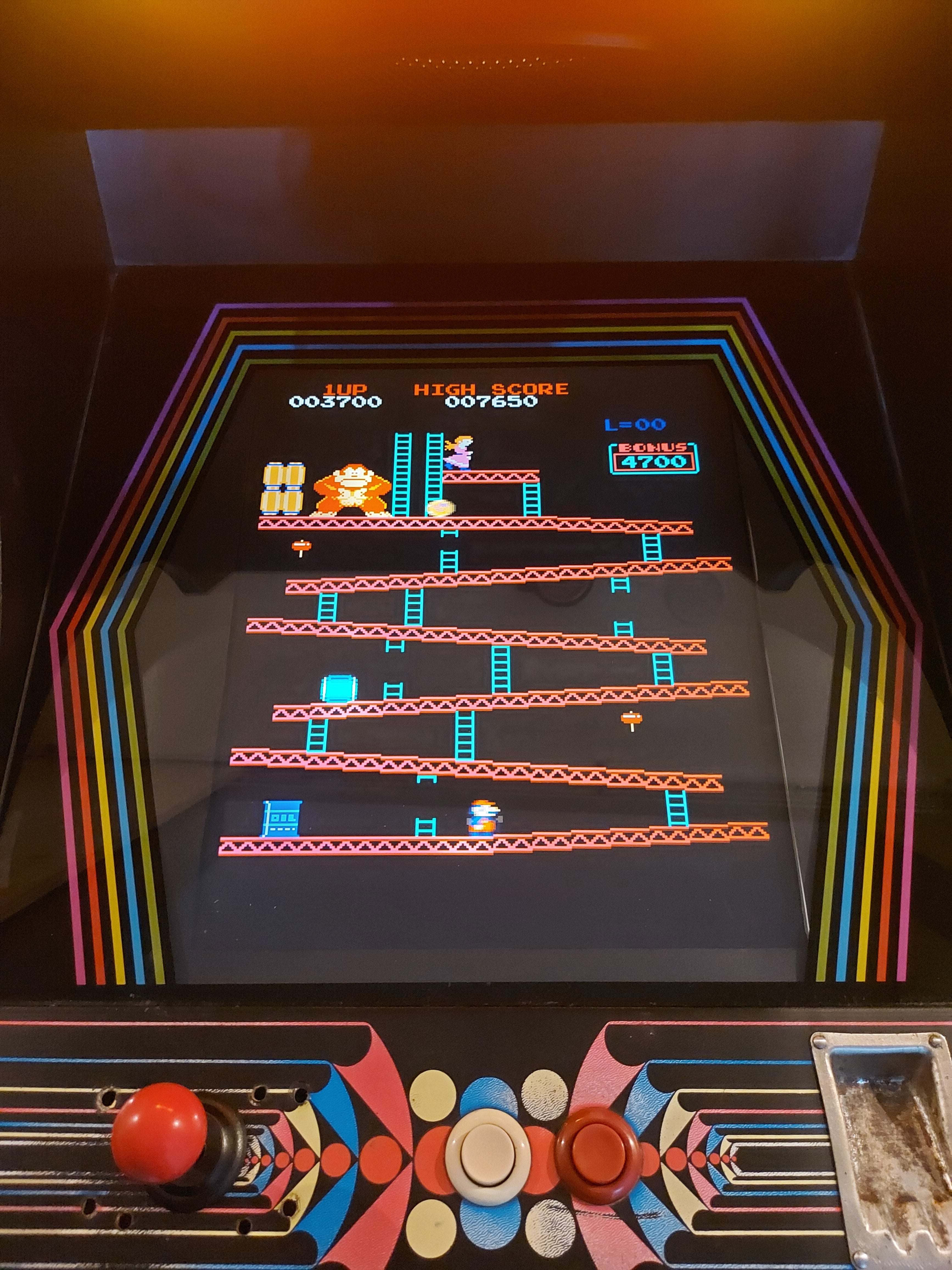 Old school Arcadekast '80s