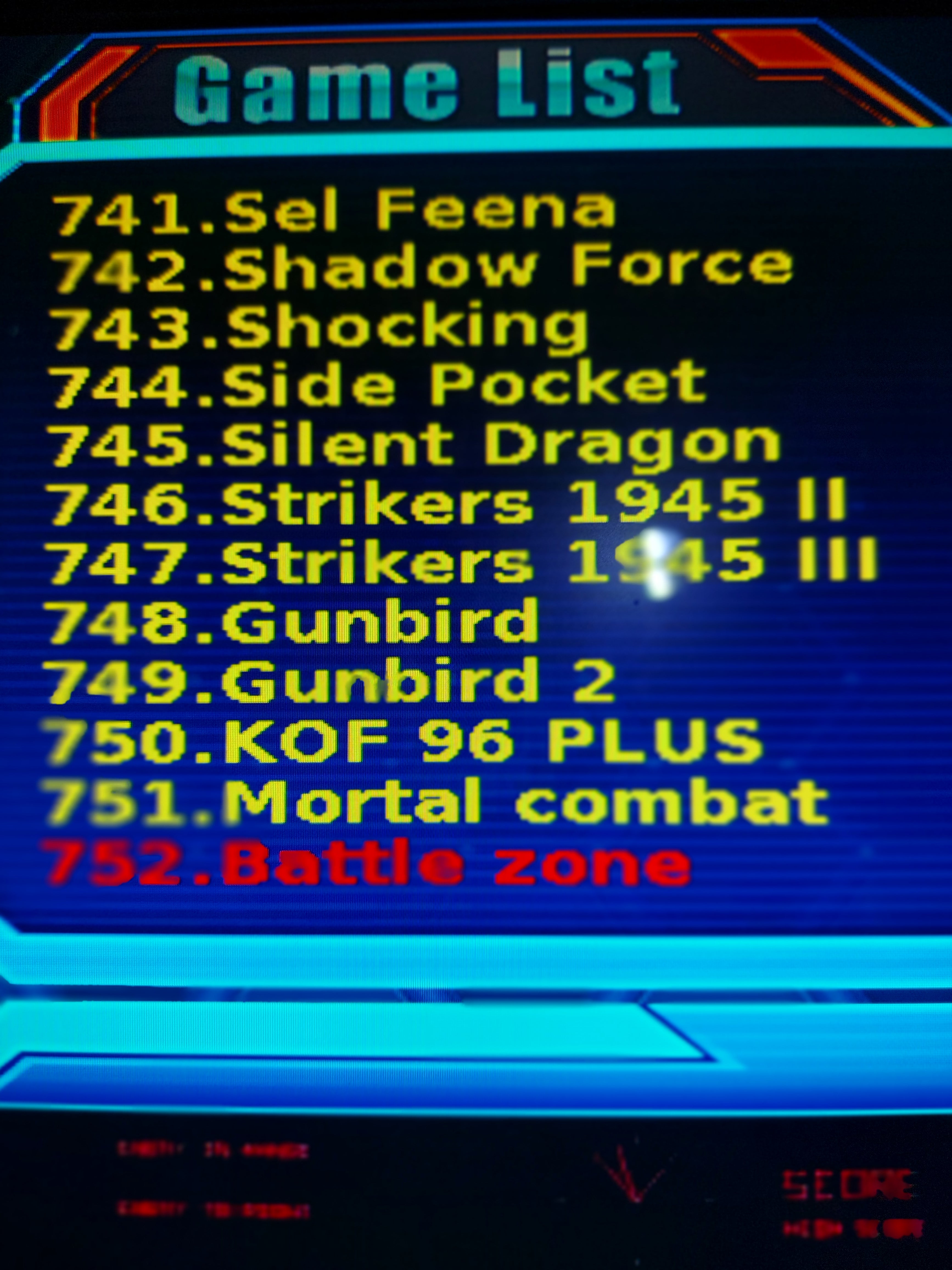 Multi-Game Arcadekast