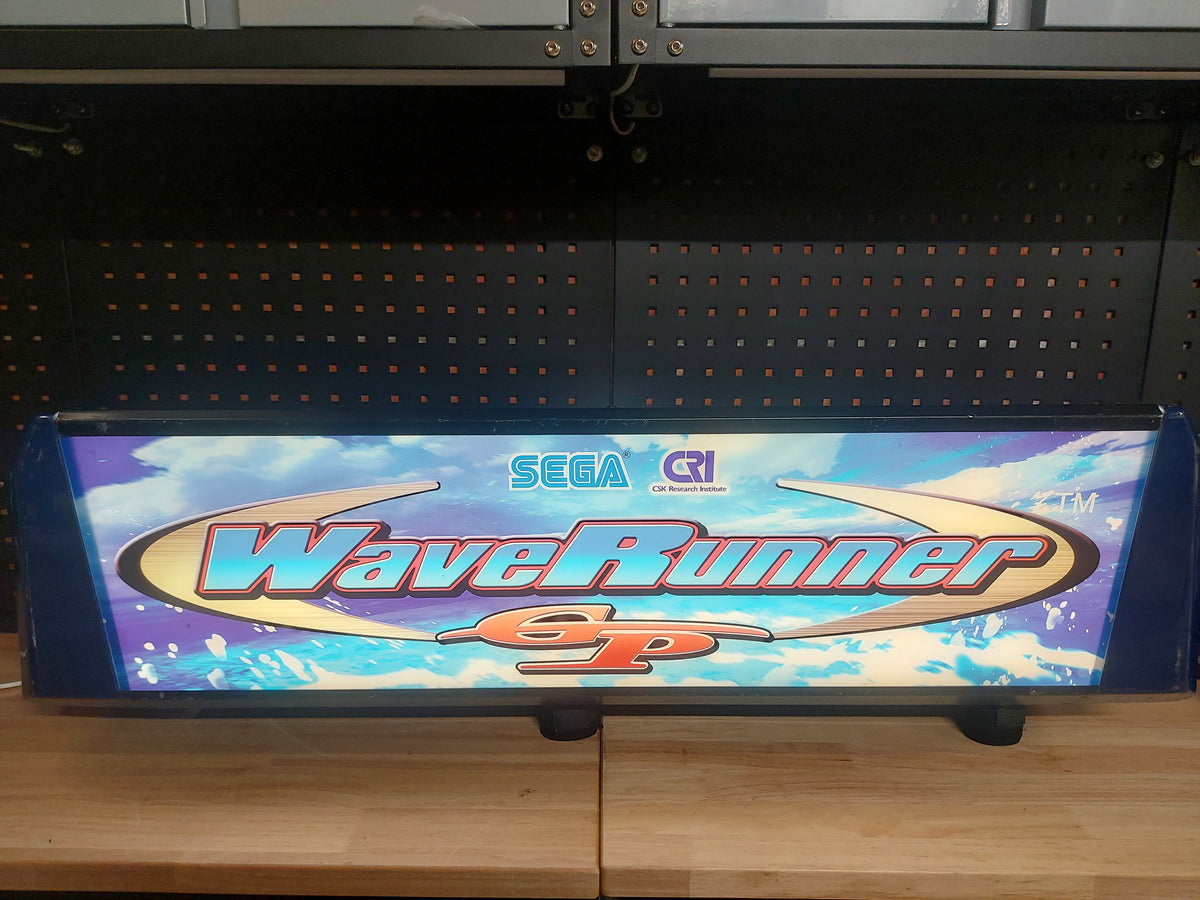 SEGA WAVE RUNNER GP MARQUEE LICHTBAK