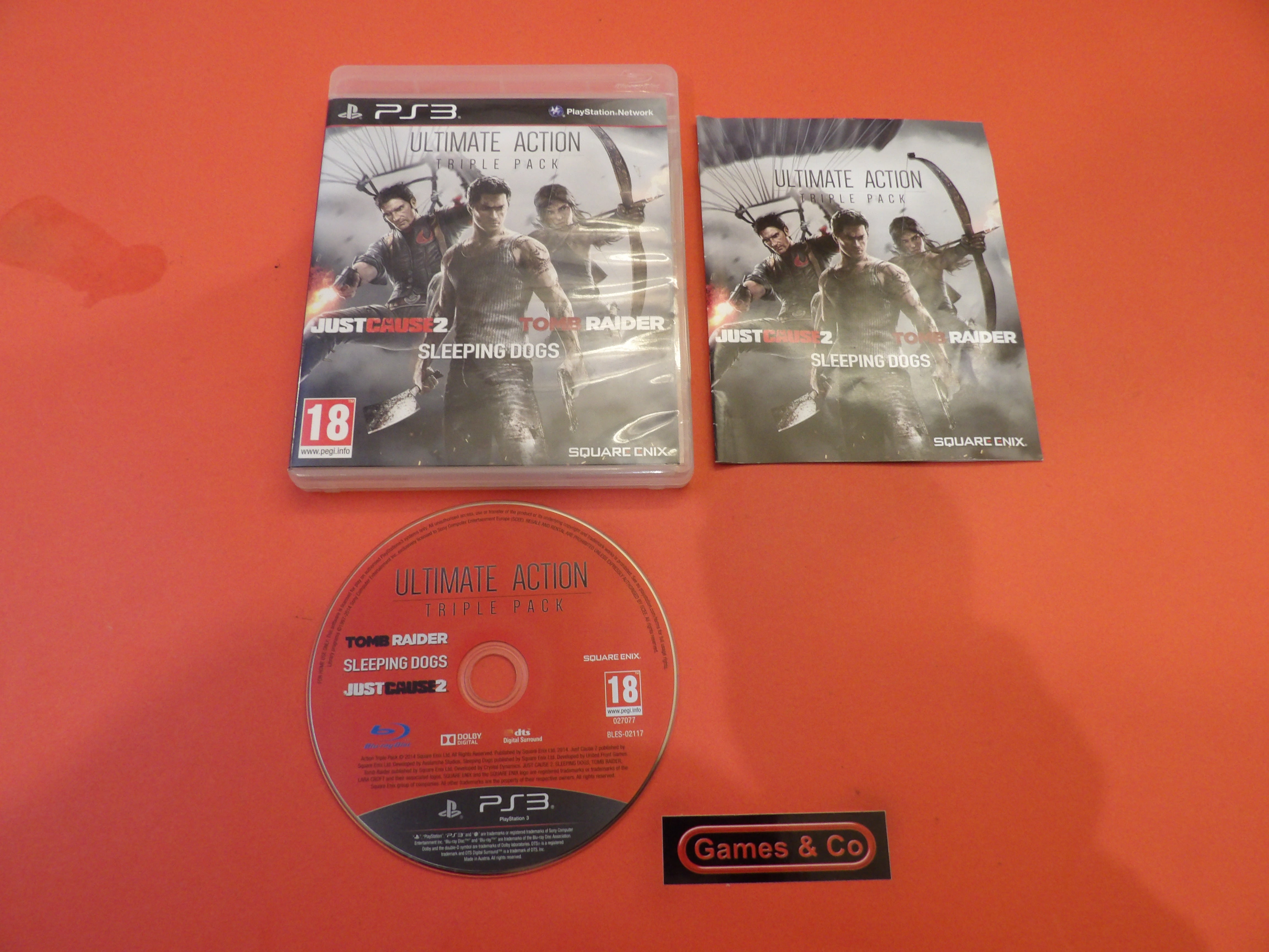 ULTIMATE ACTION TRIPLE PACK JUST CAUSE 2/SLEEPING DOGS/TOMB RAIDER