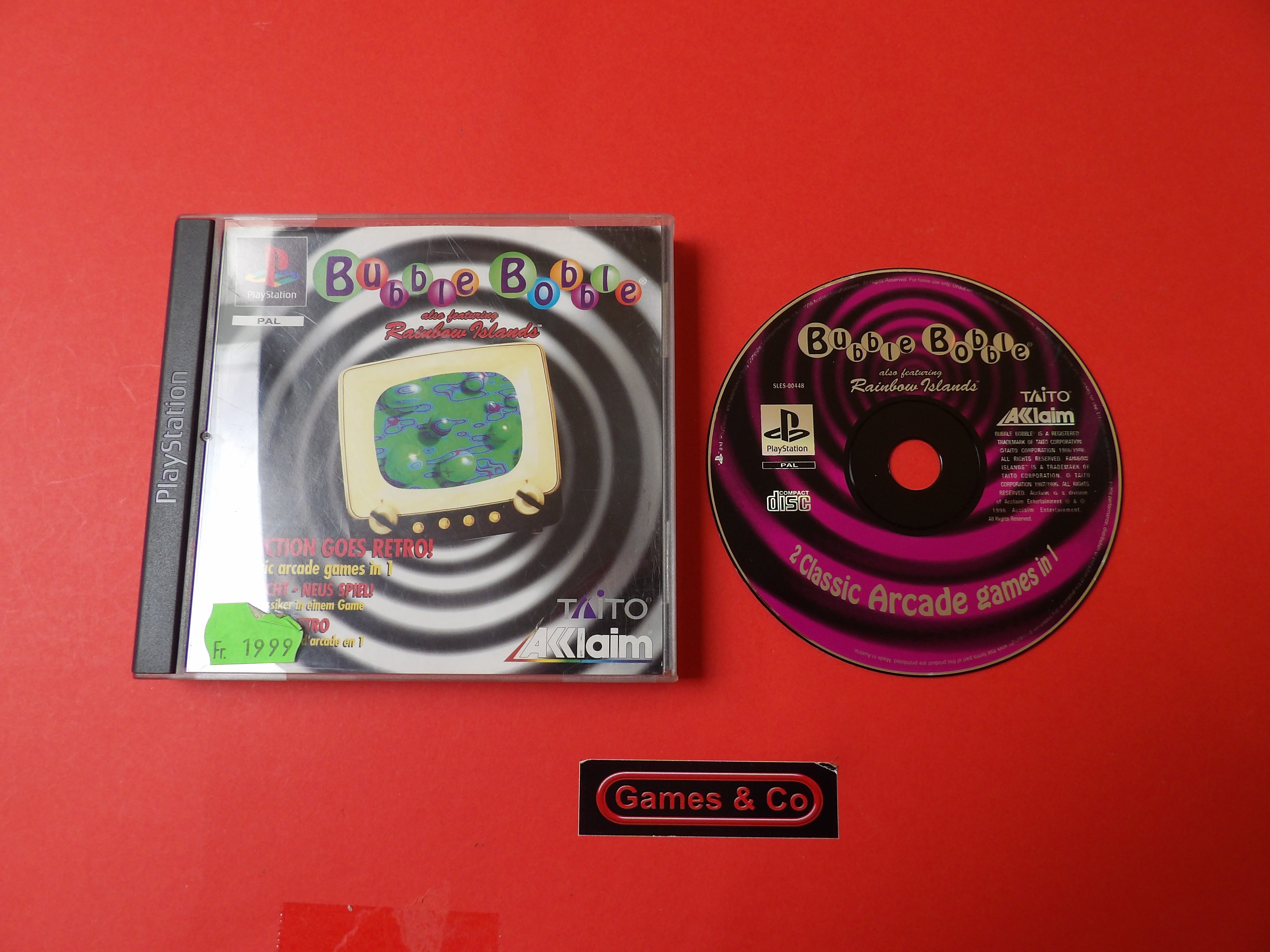BUBBLE BOBBLE ALSO FEATURING RAINBOW ISLANDS