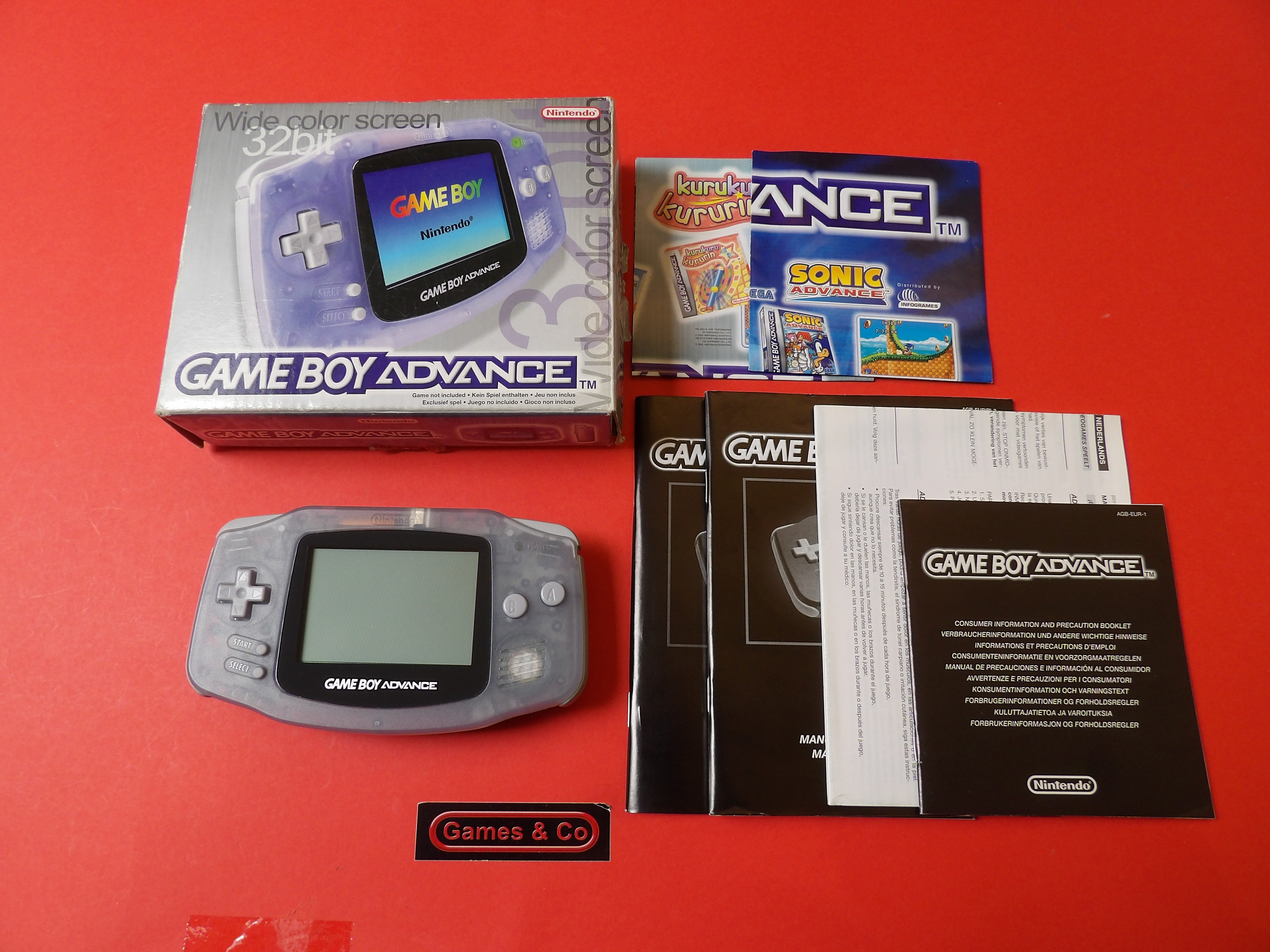 GAMEBOY ADVANCE WIDESCREEN CONSOLE