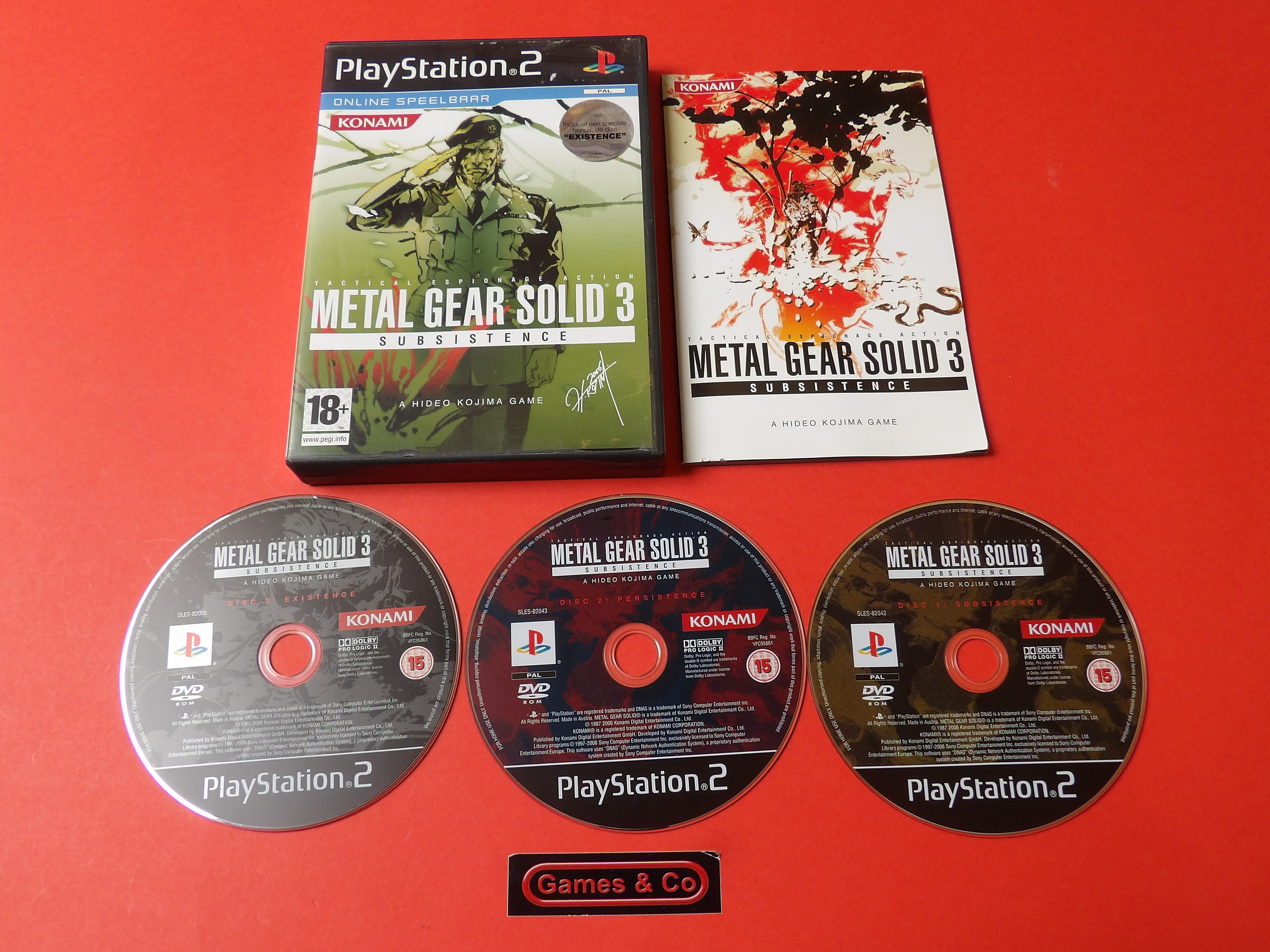 METAL GEAR SOLID 3 SUBSISTENCE