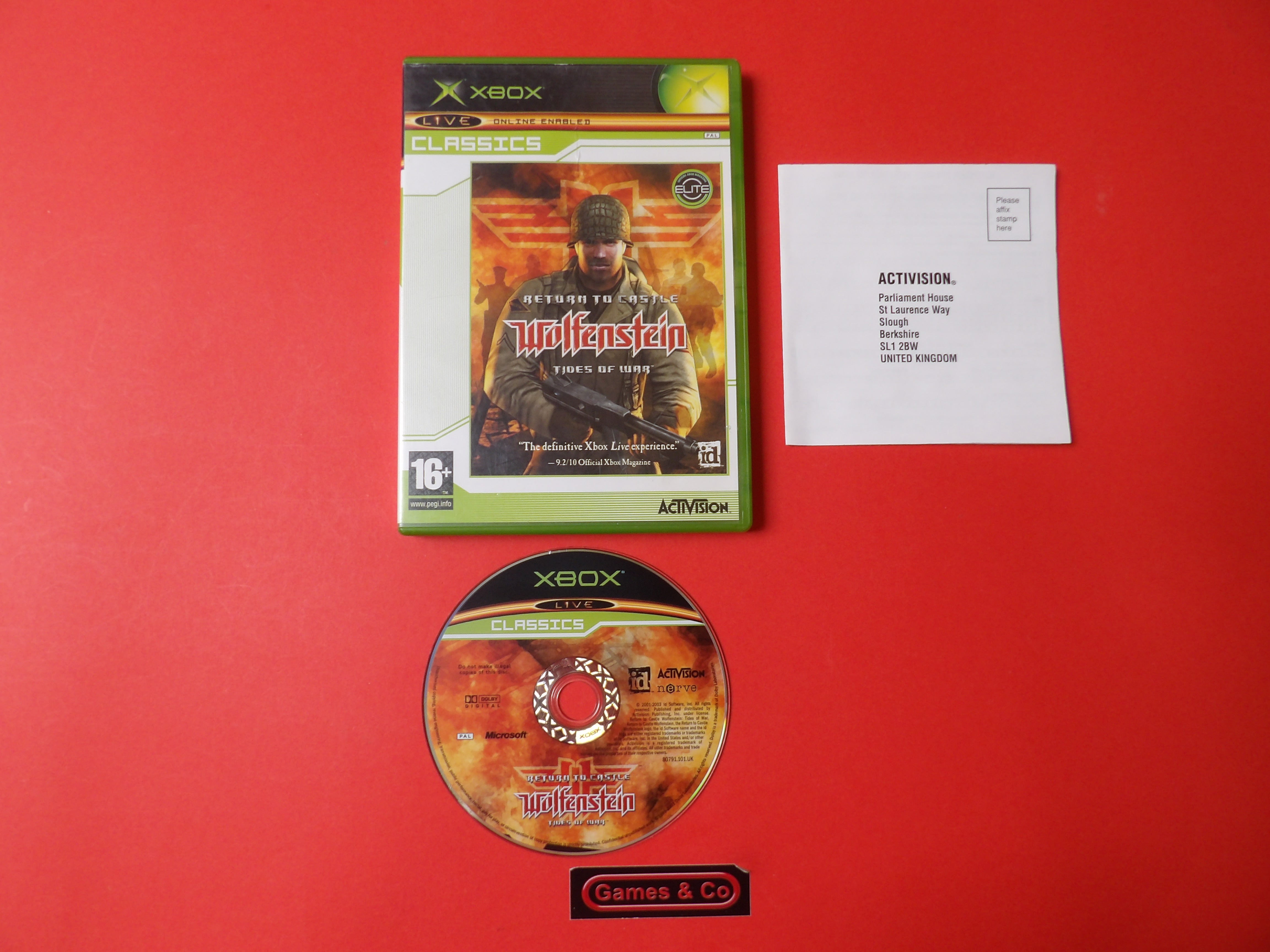 RETURN TO CASTLE WOLFENSTEIN TIDES OF WAR