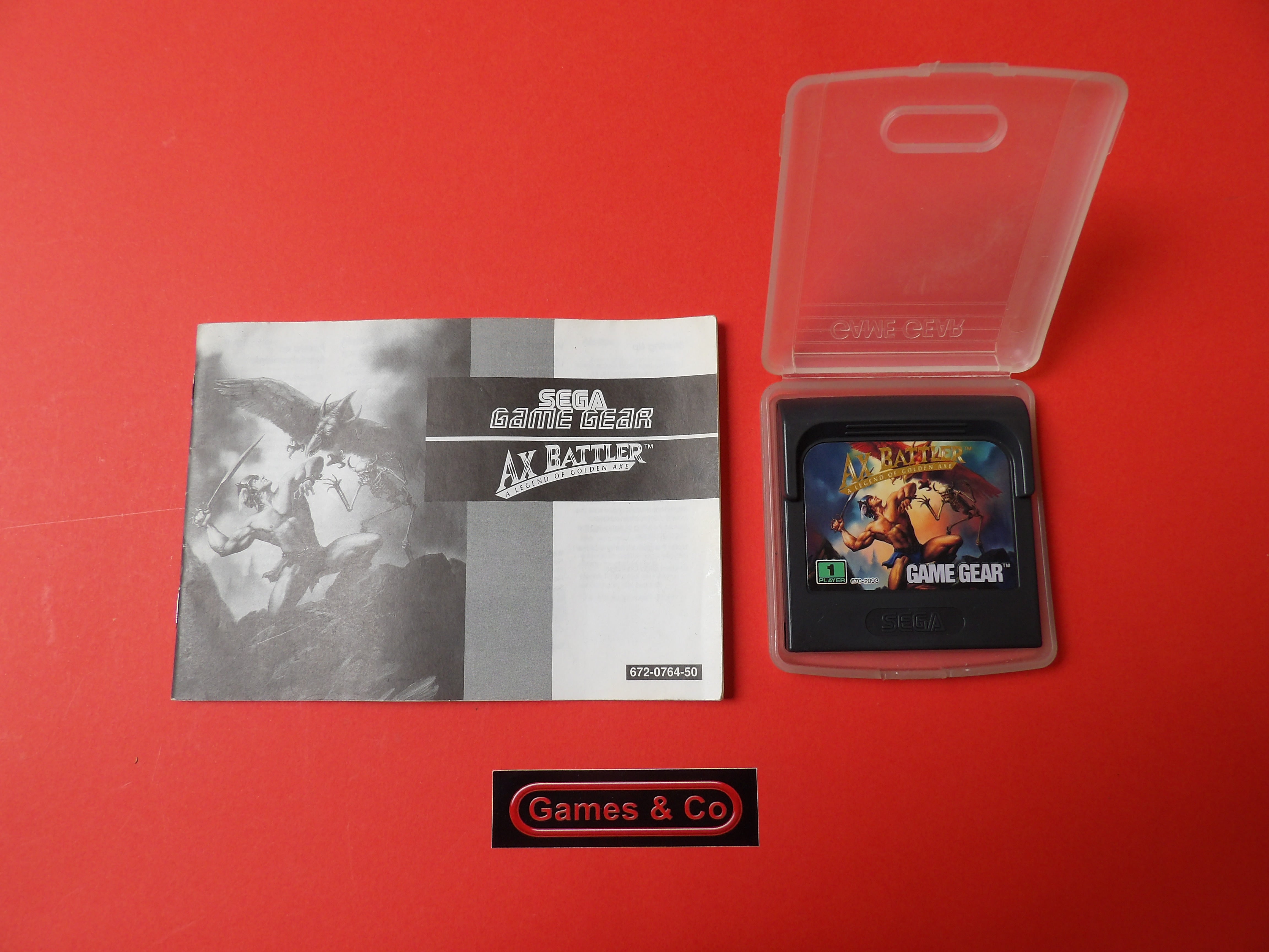 AX BATTLER SEGA GAME GEAR