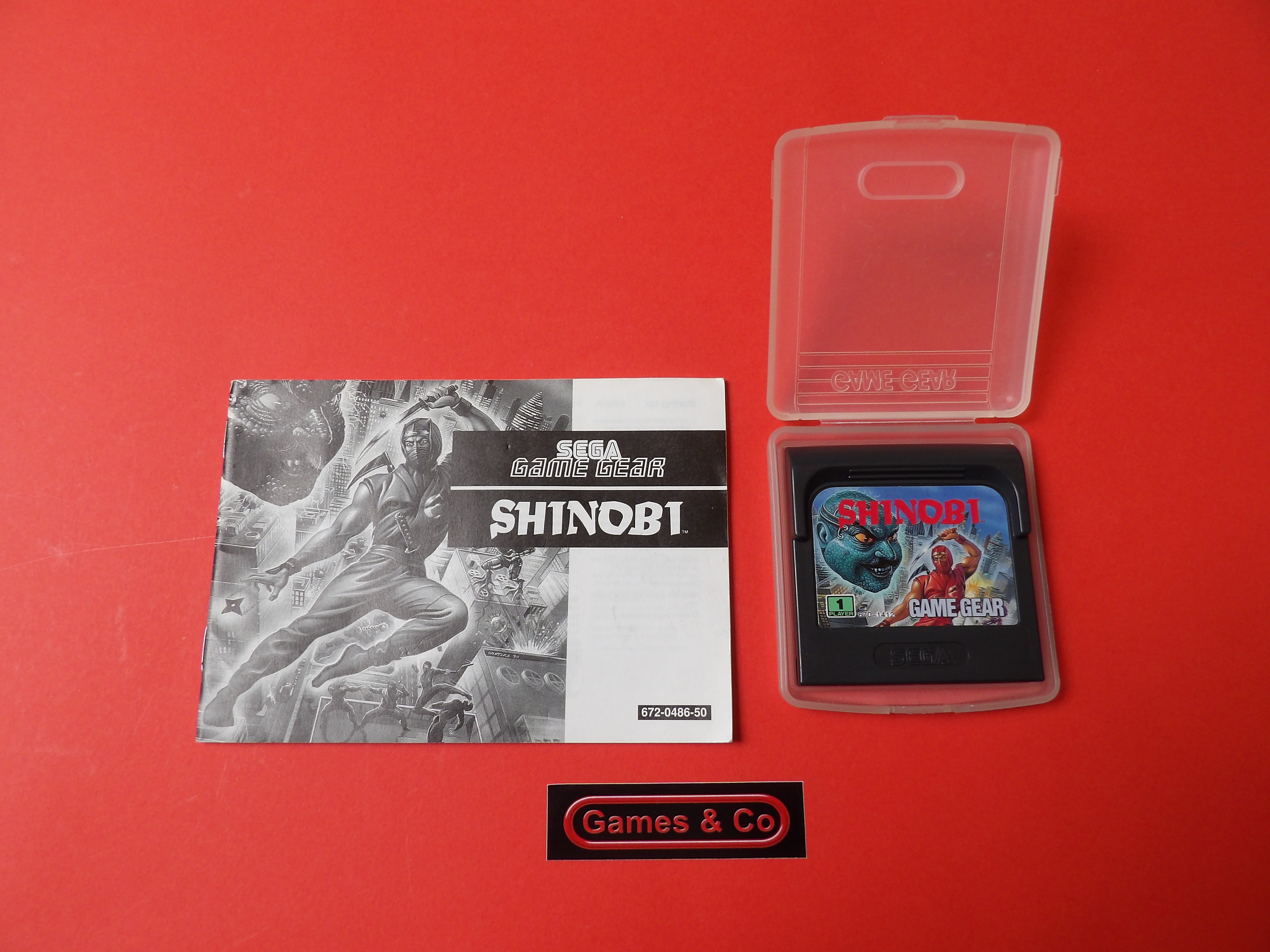 SHINOBI SEGA GAME GEAR