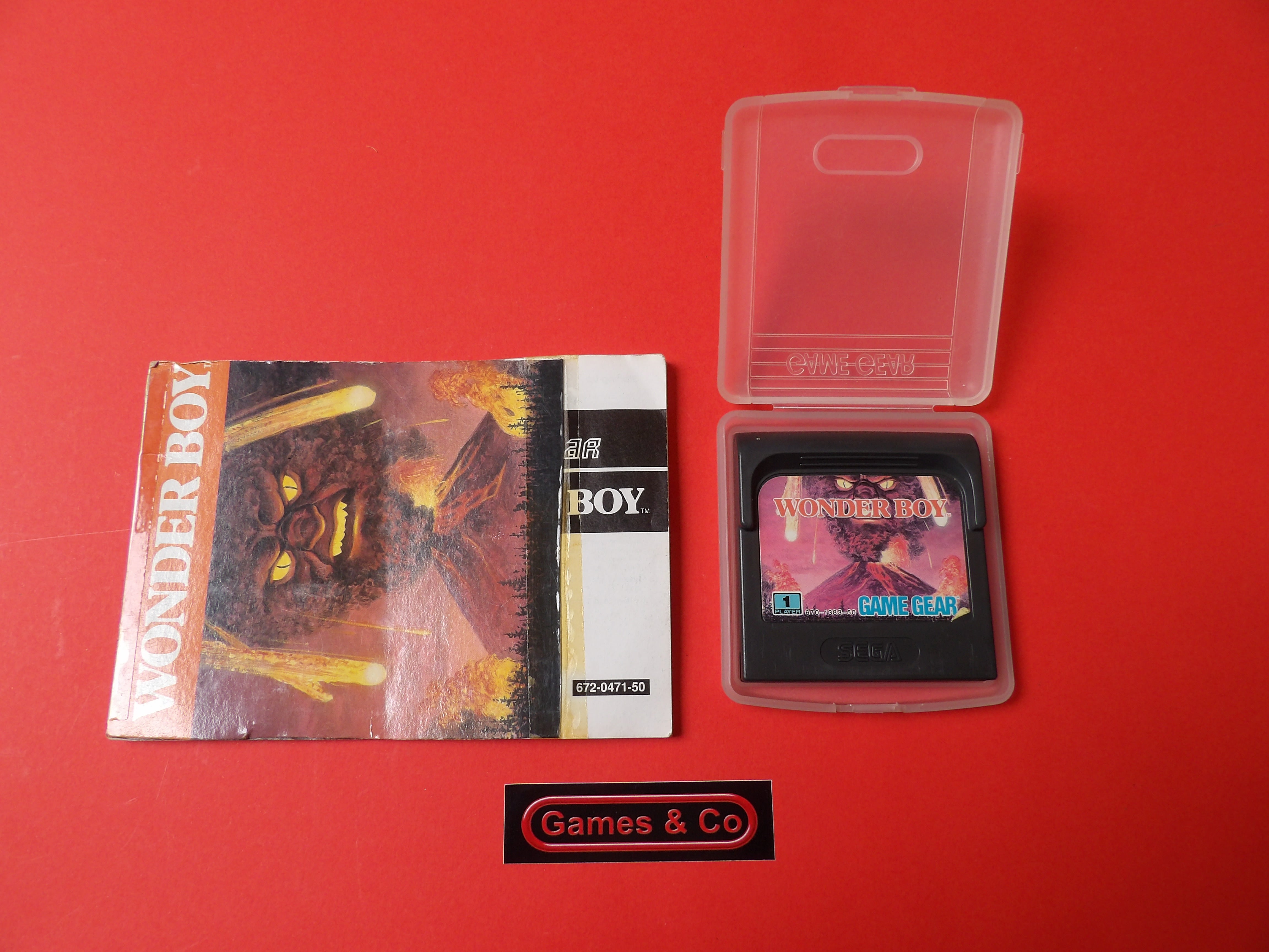 WONDER BOY SEGA GAME GEAR
