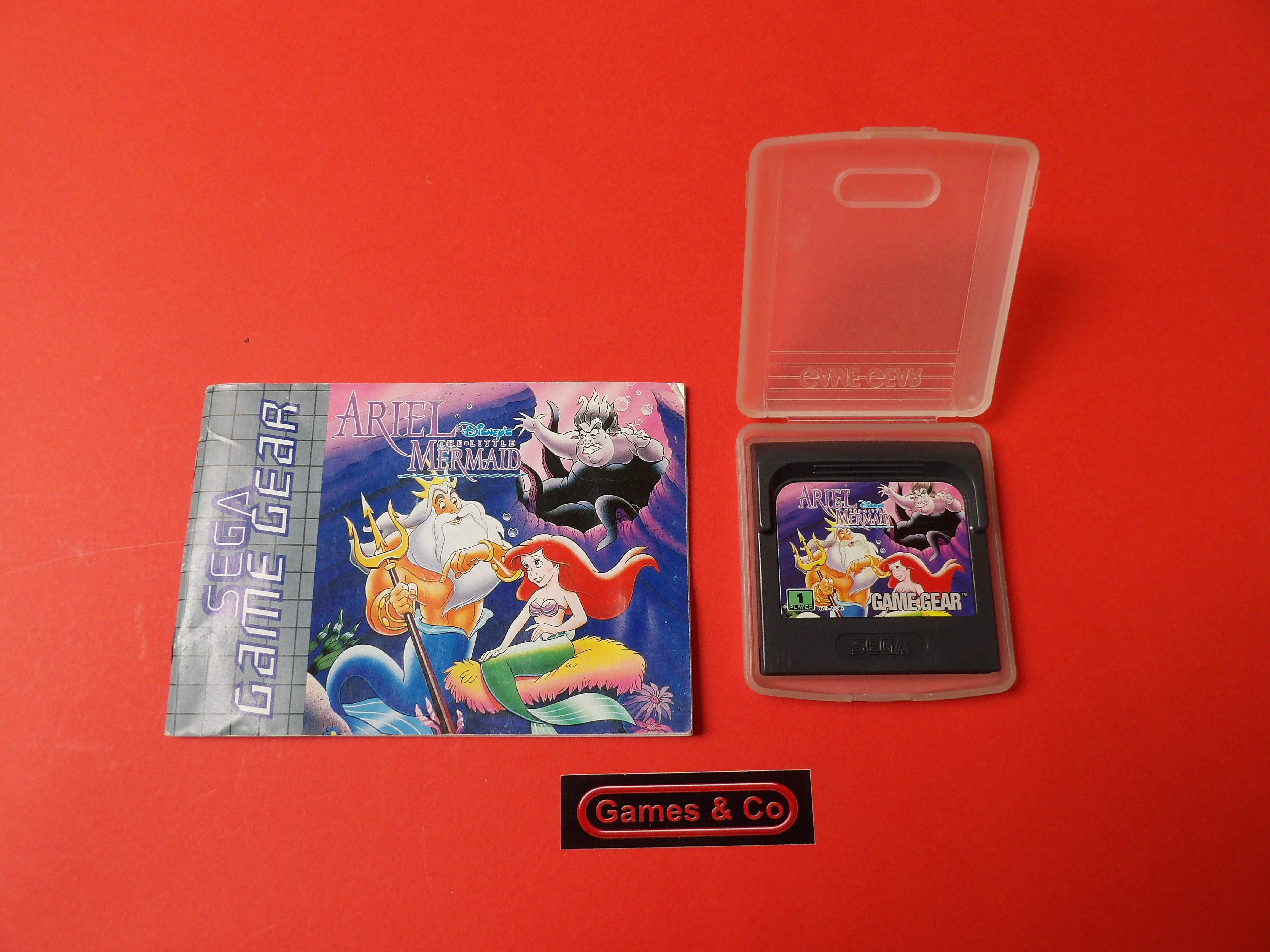 ARIEL THE LITTLE MERMAID SEGA GAME GEAR