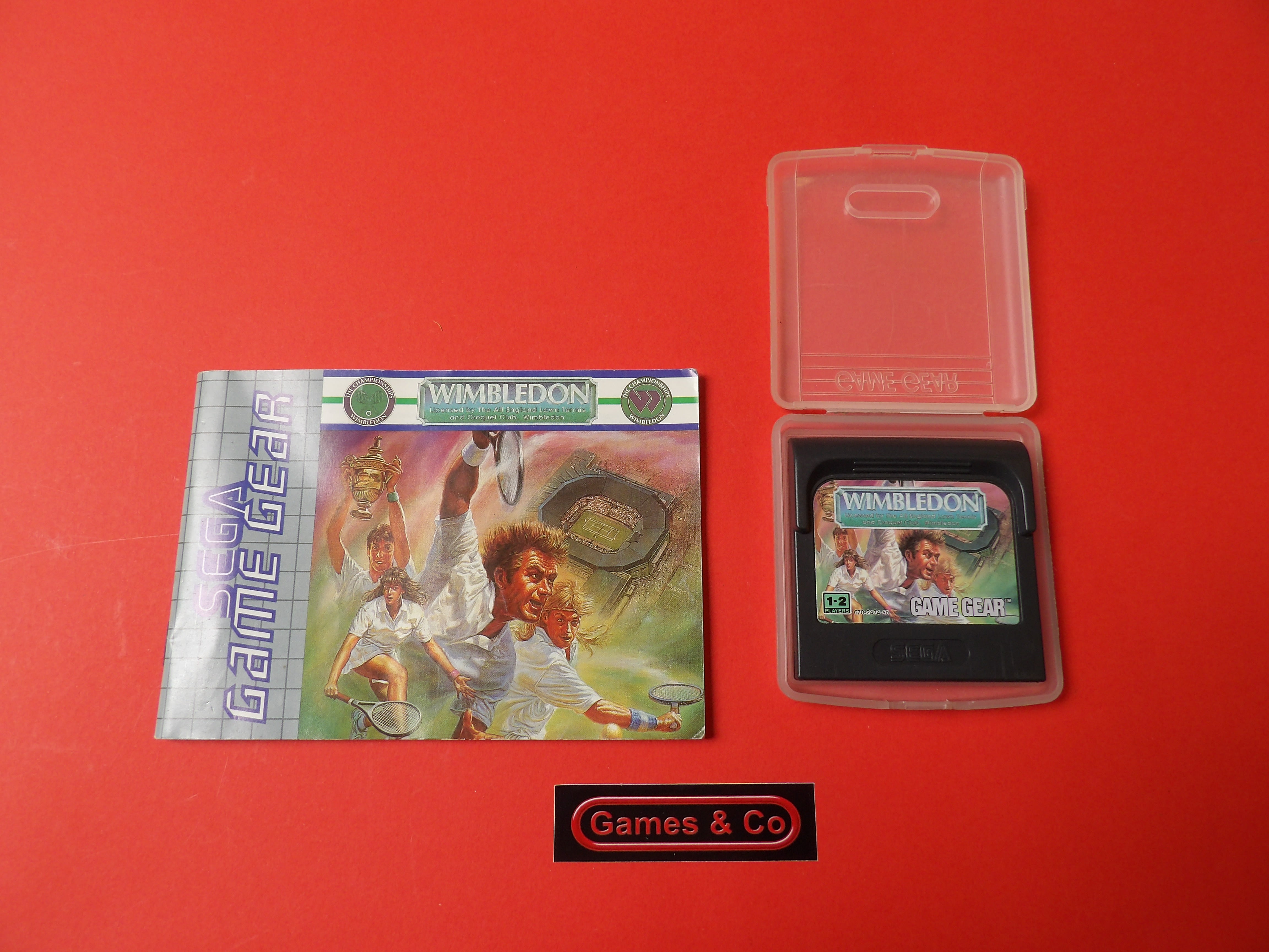 WIMBLEDON SEGA GAME GEAR