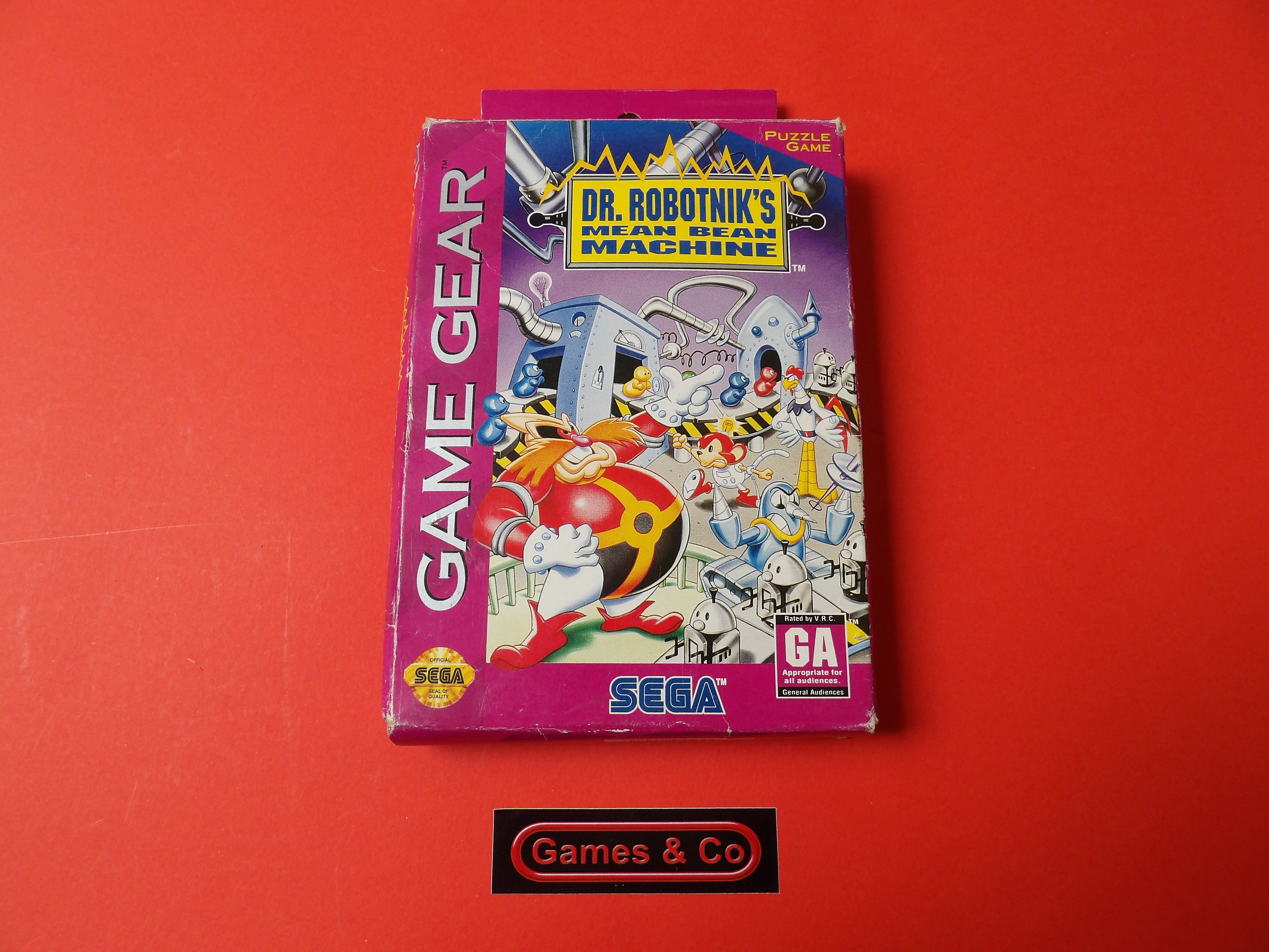 DR. ROBOTNIK'S MEAN BEAN MACHINE GAME GEAR