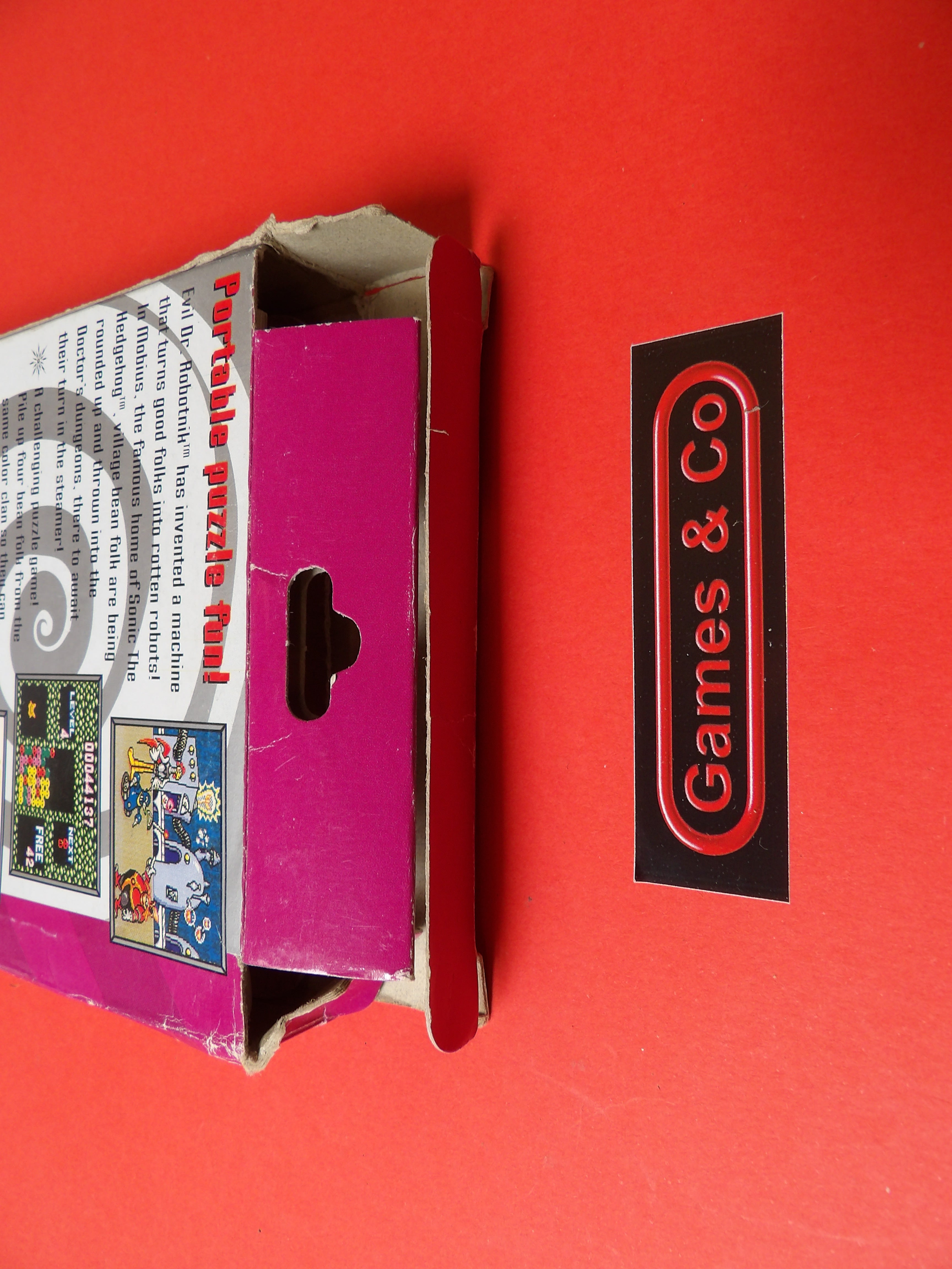 DR. ROBOTNIK'S MEAN BEAN MACHINE GAME GEAR