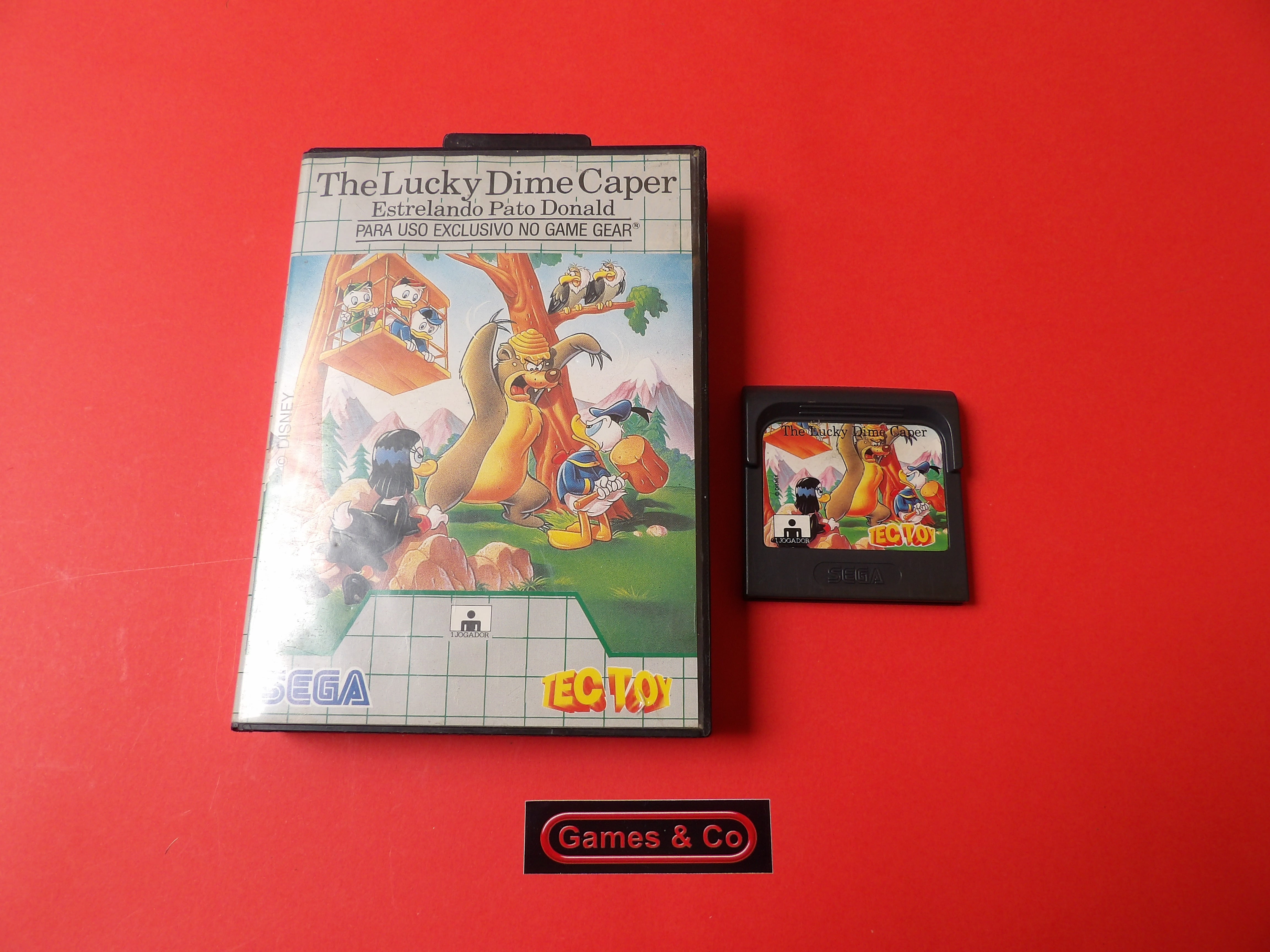 THE LUCKY DIME CAPER ESTRELANDO PATO DONALD SEGA GAME GEAR