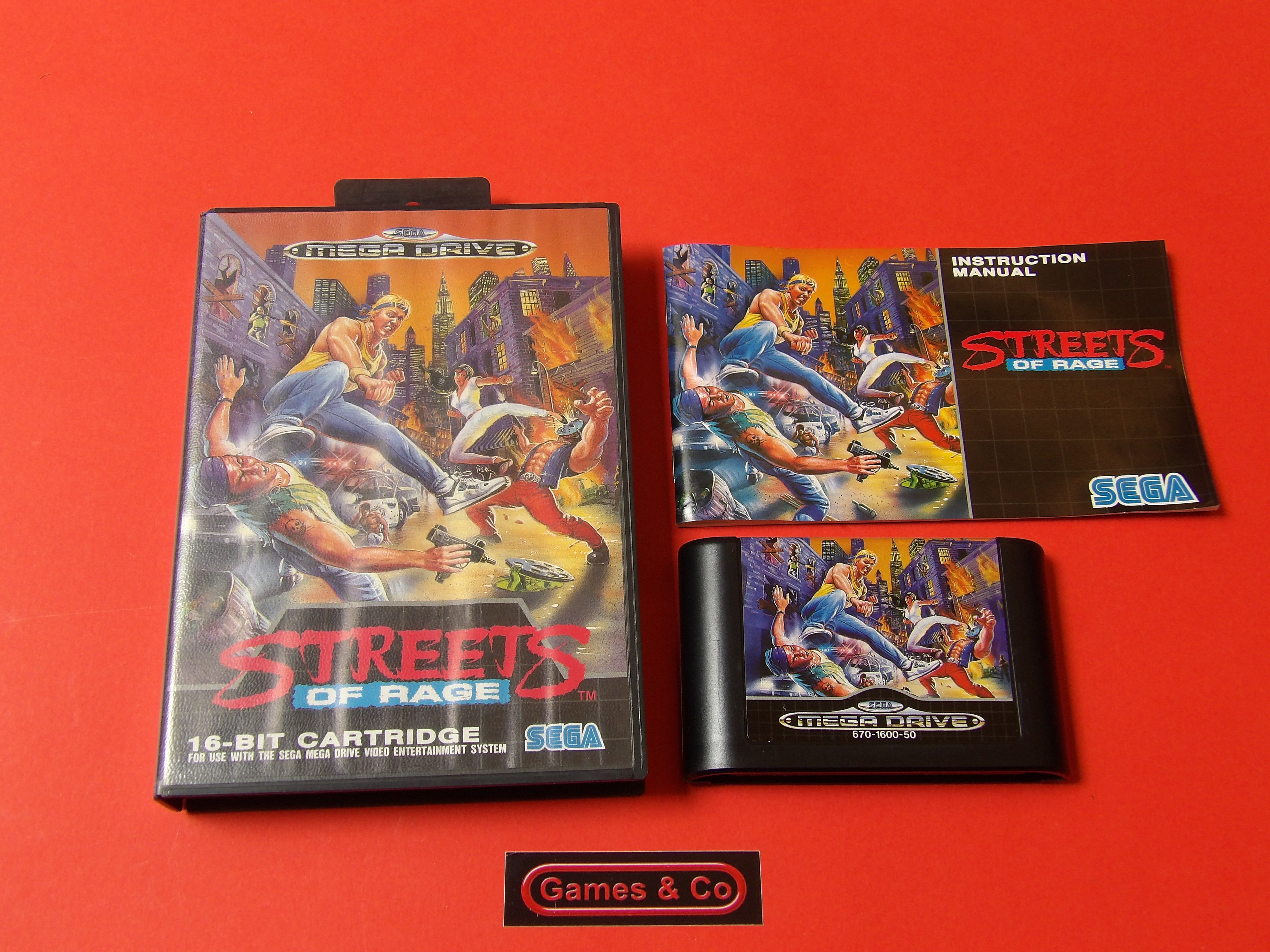 STREETS OF RAGE SEGA MEGA DRIVE